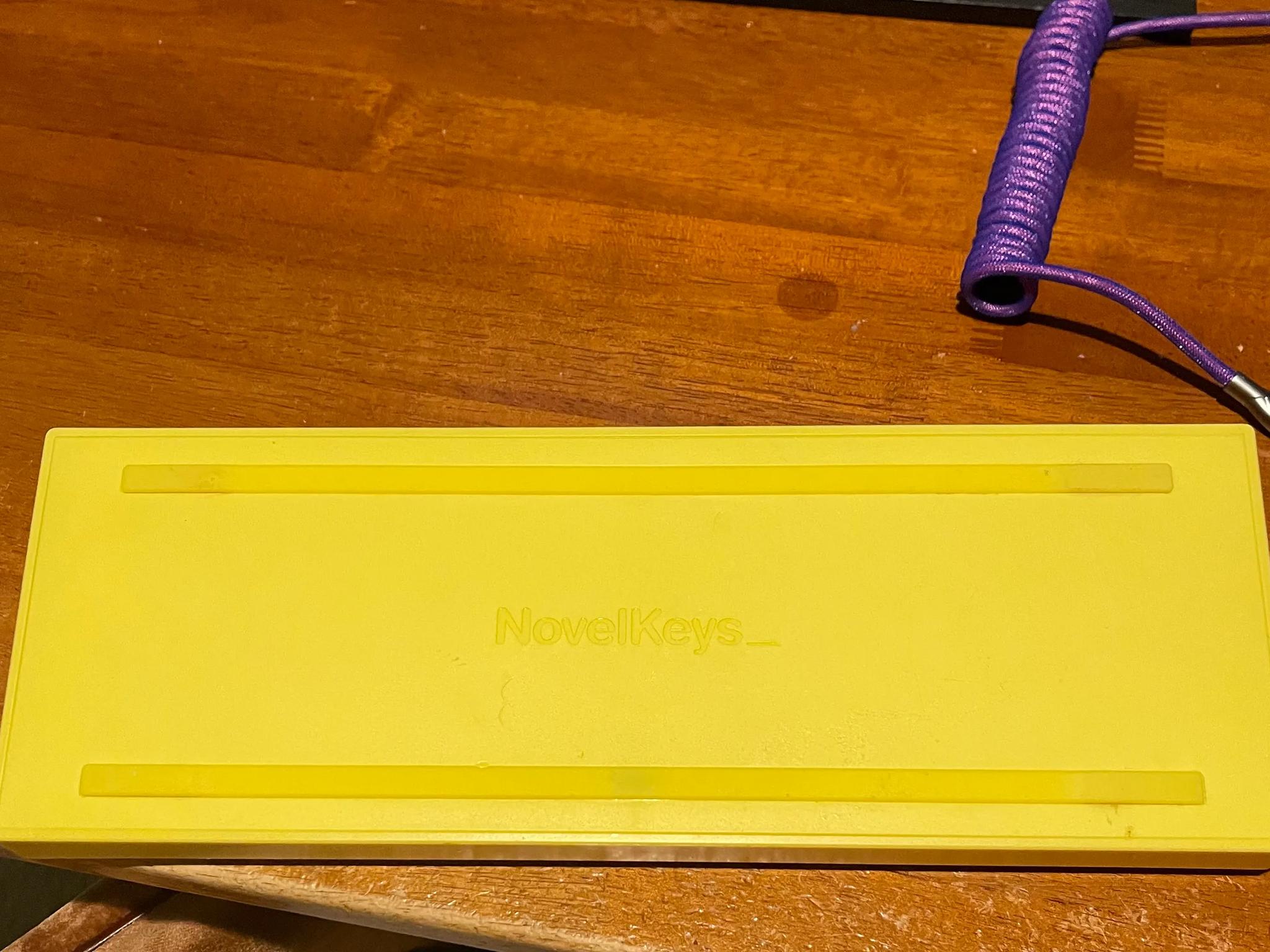 65% novel keys custom keeb!