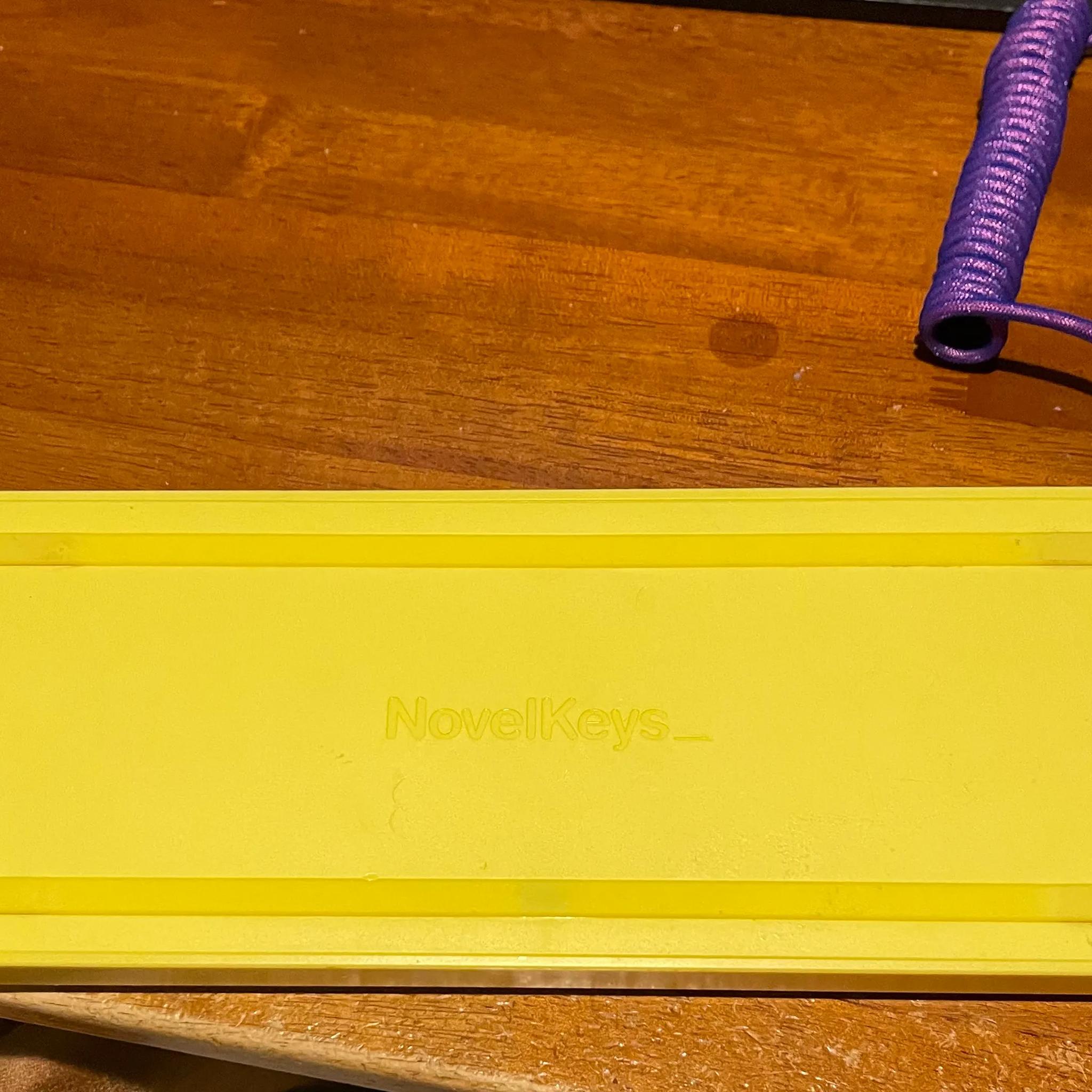 65% novel keys custom keeb!