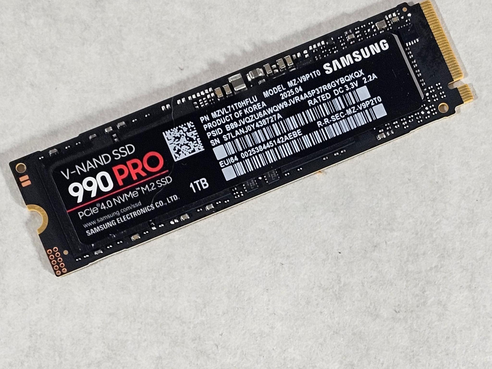 1TB NVMe M.2 SSD Samsung 990 PRO V-NAND