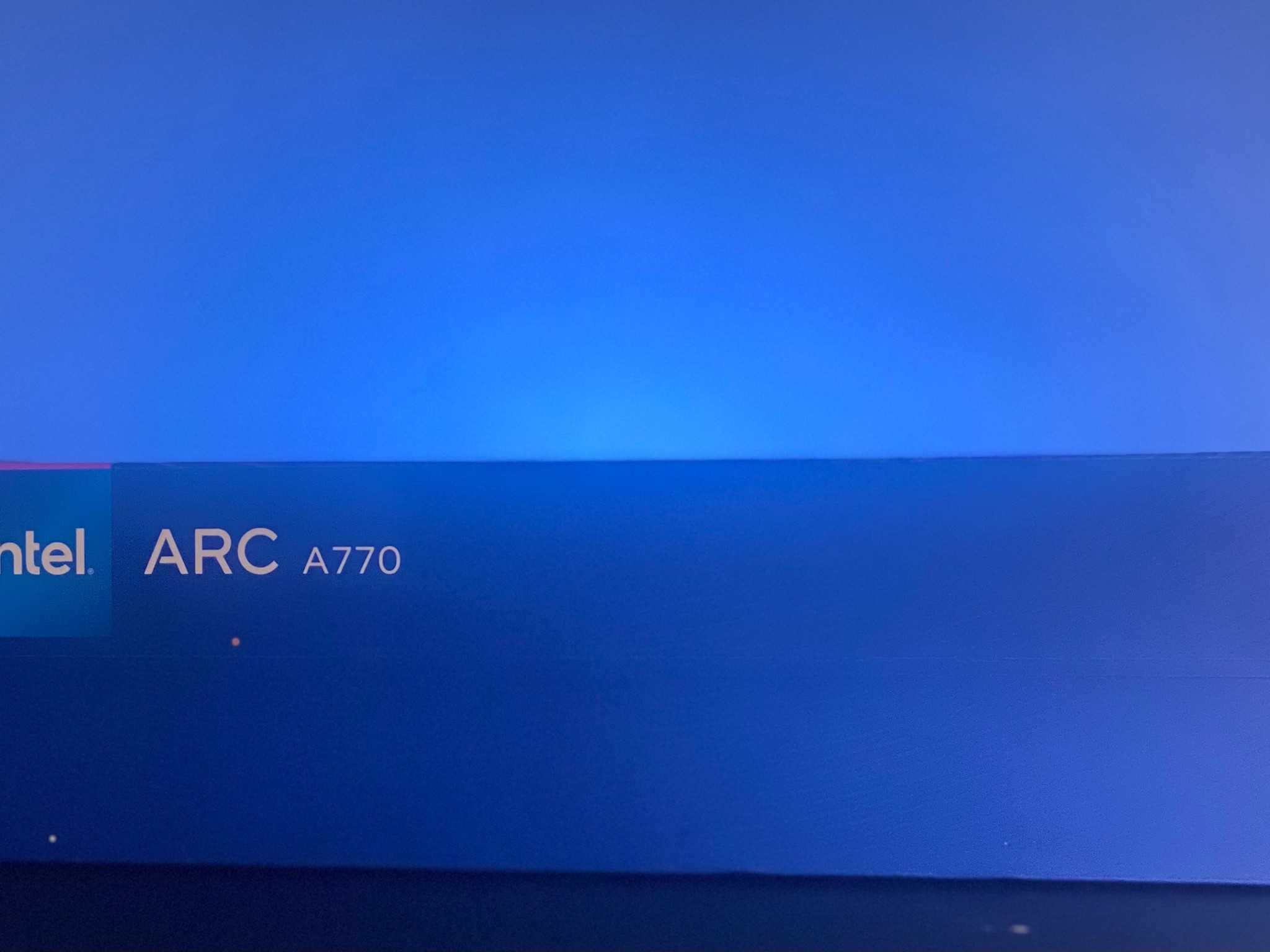Intel ARC A770 (box only)