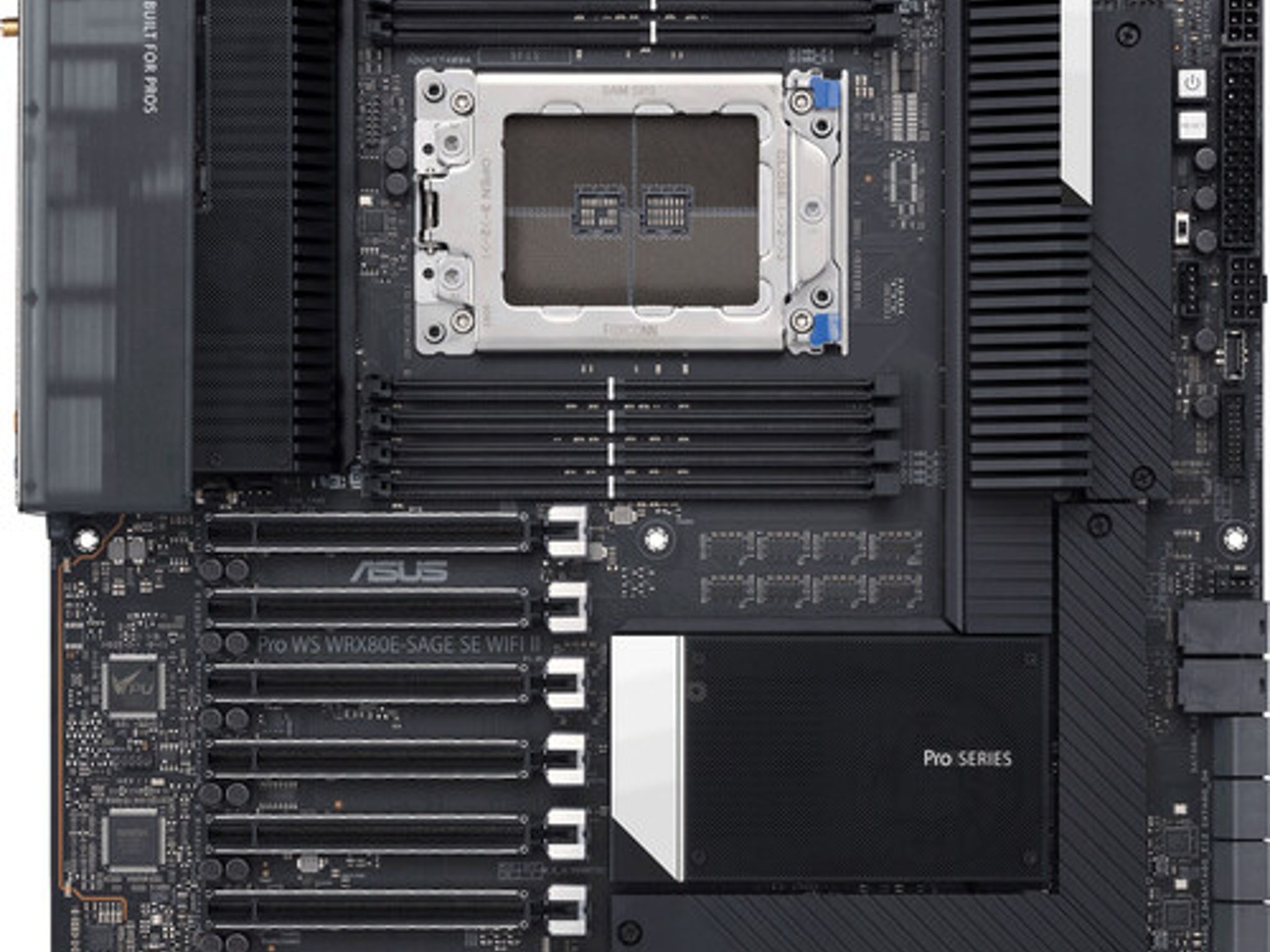 ASUS PRO WS WRX80E-SAGE SE WIFI AMD WRX80 sWRX8 EEB Desktop Motherboard