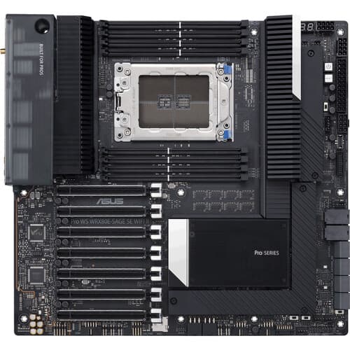 ASUS PRO WS WRX80E-SAGE SE WIFI AMD WRX80 sWRX8 EEB Desktop Motherboard
