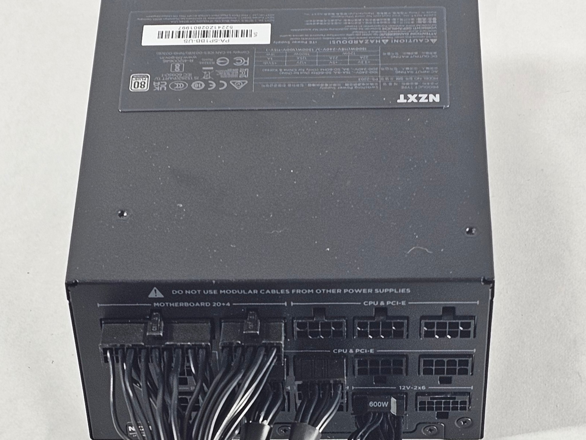 1500 Watt PSU NZXT C1500 1500W Power Supply