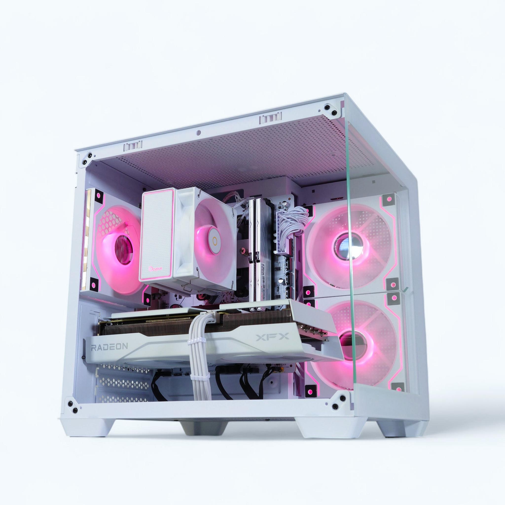 🧊🌊Gaming PC❄️AMD RX 9060 XT 8GB❄️ AMD Ryzen 5 5600❄️ 16GB DDR4❄️ 500GB NVME