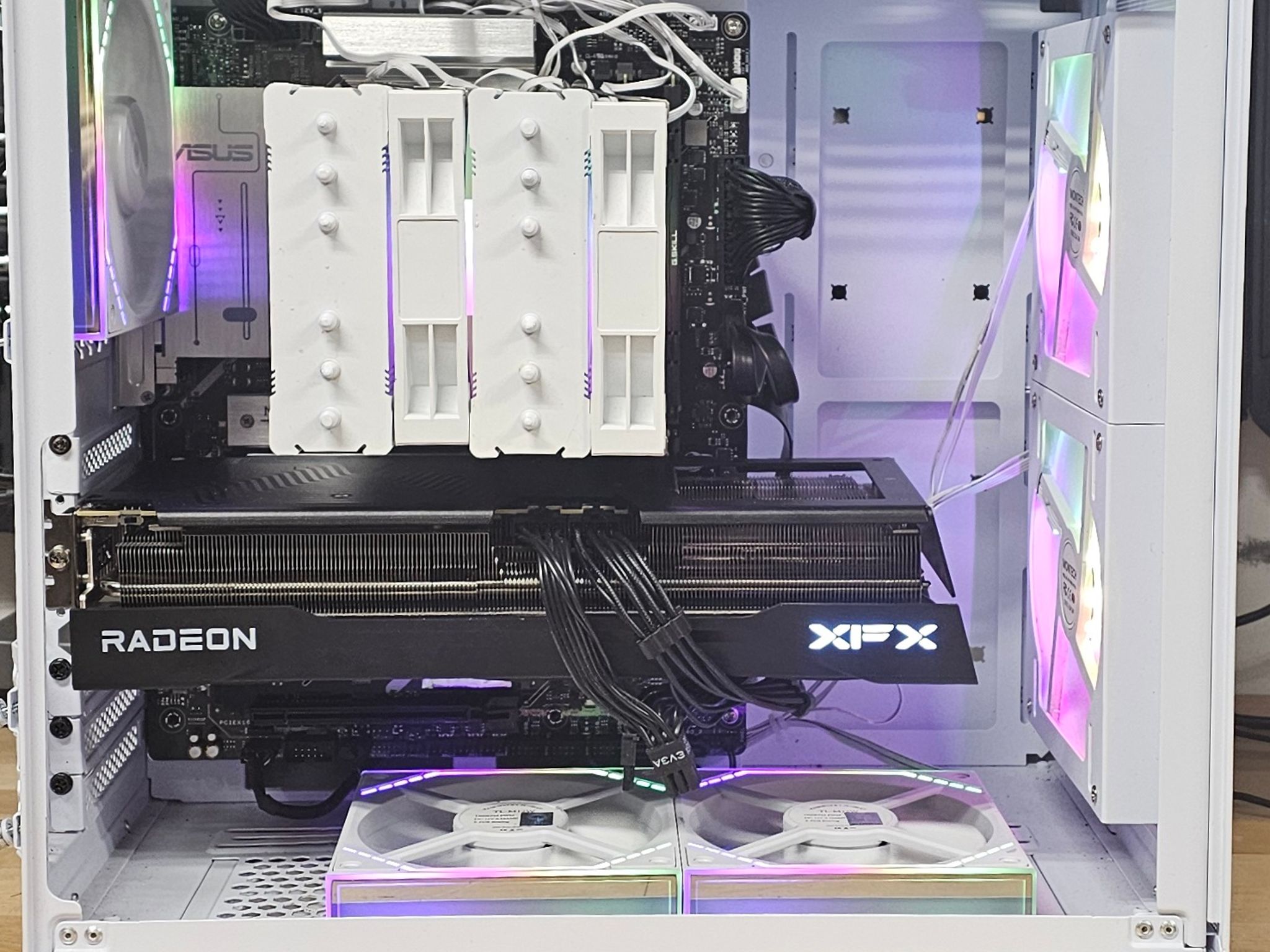 White RGB MONTECH ATX PC Case