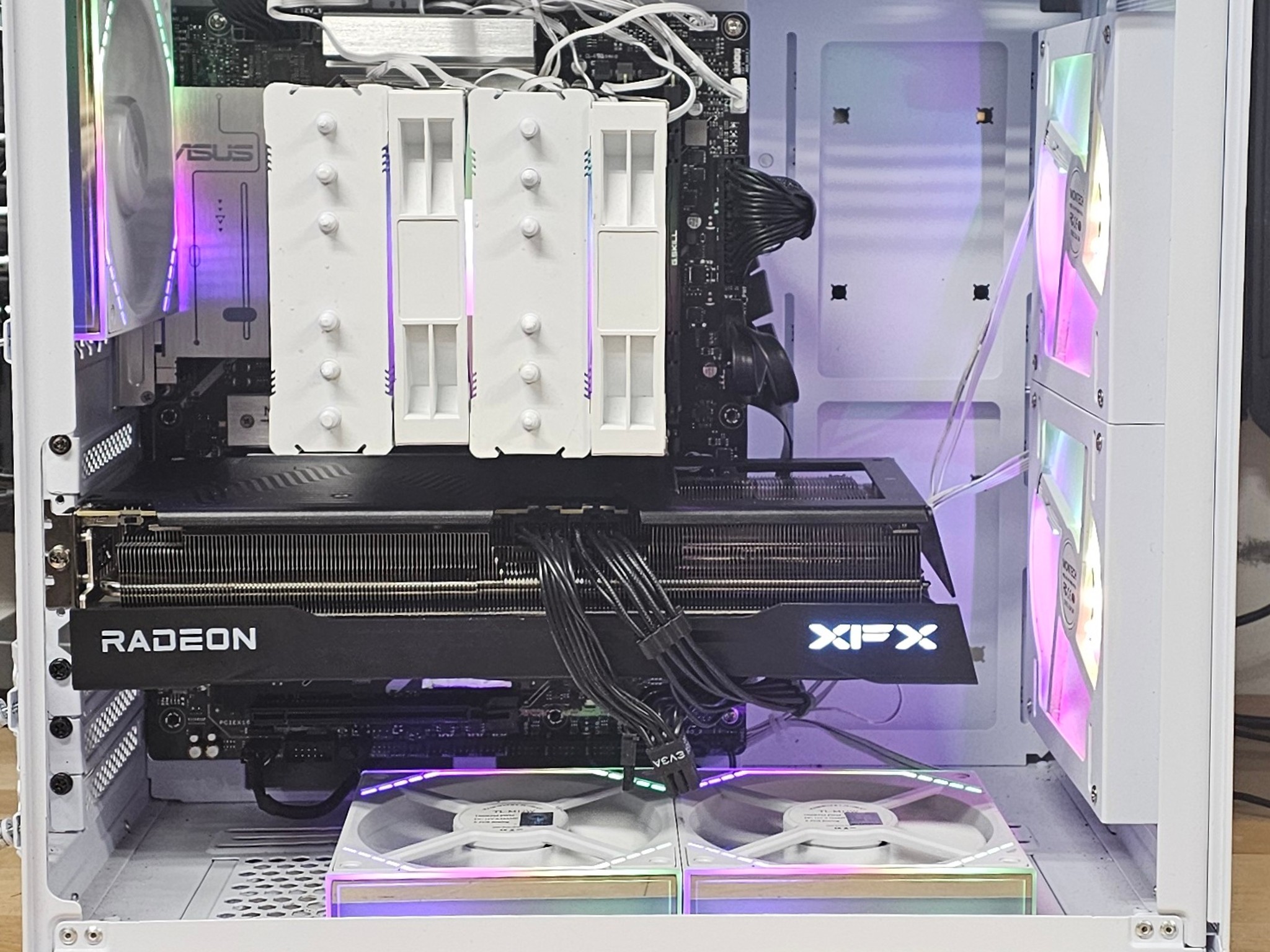 White RGB MONTECH ATX PC Case