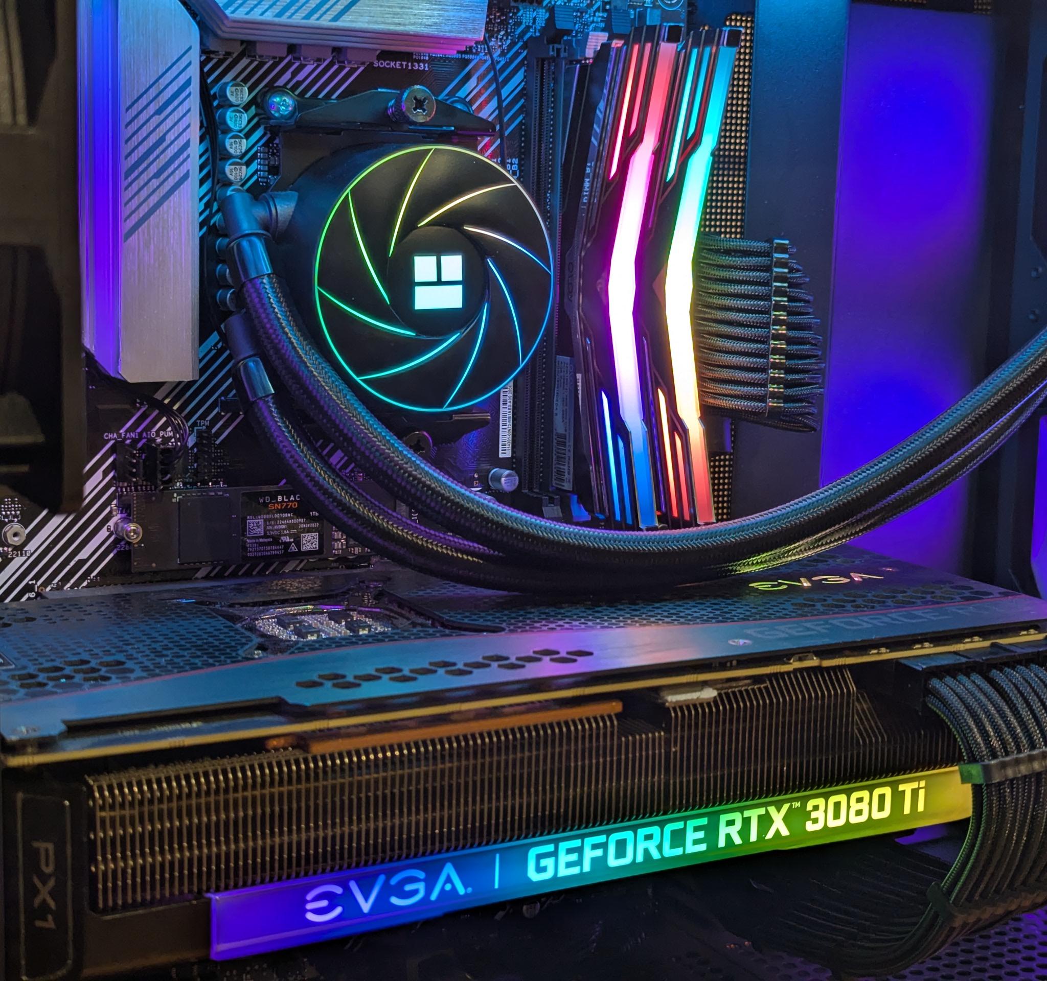 🖤 Ryzen 7 5800X | RTX 3080 Ti | 32GB DDR4 | 1440p Gaming PC | High Airflow Build
