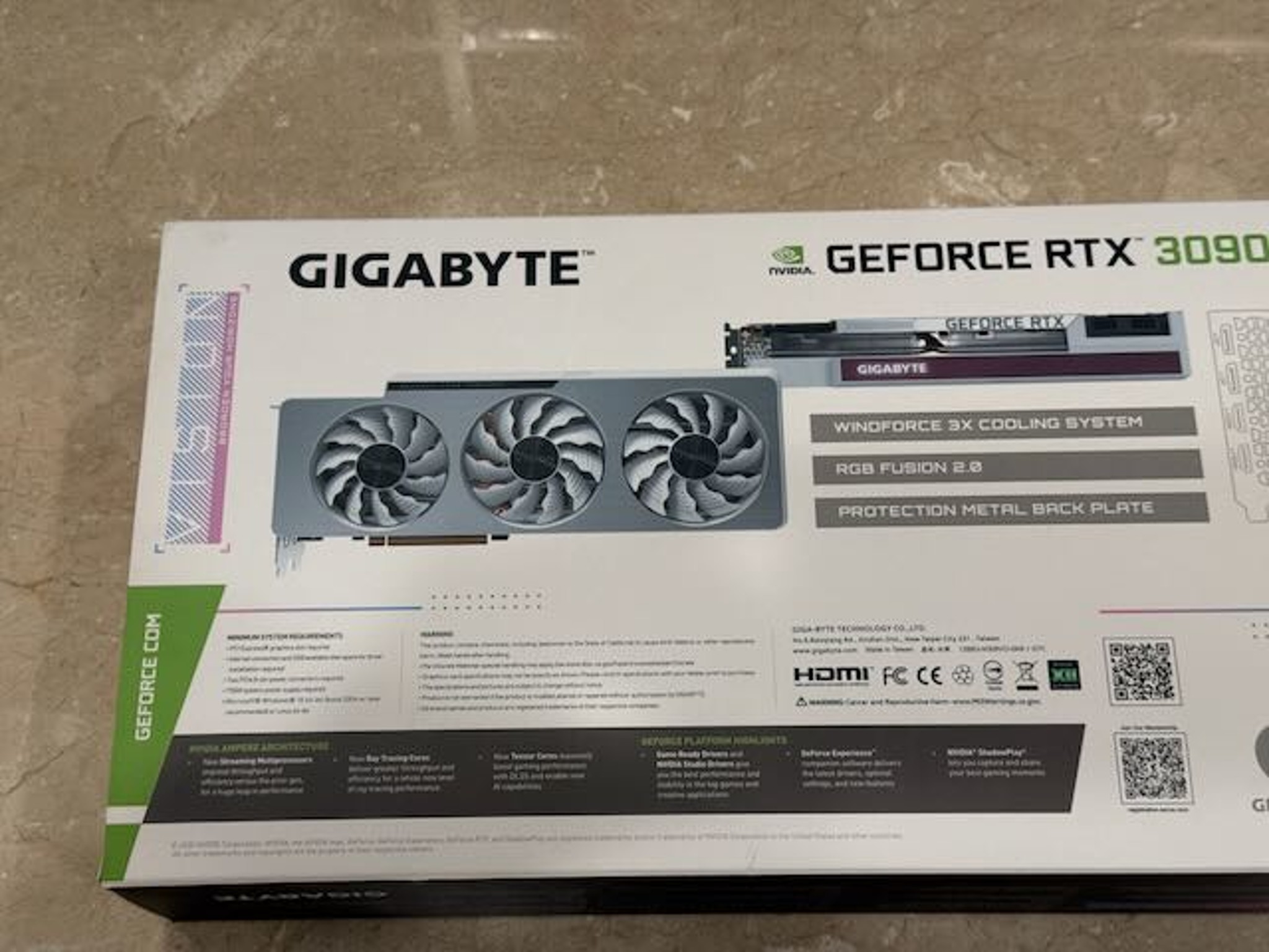 Gigabyte Vision OC NVidia Geforce RTX 3090 24GB Graphics Card