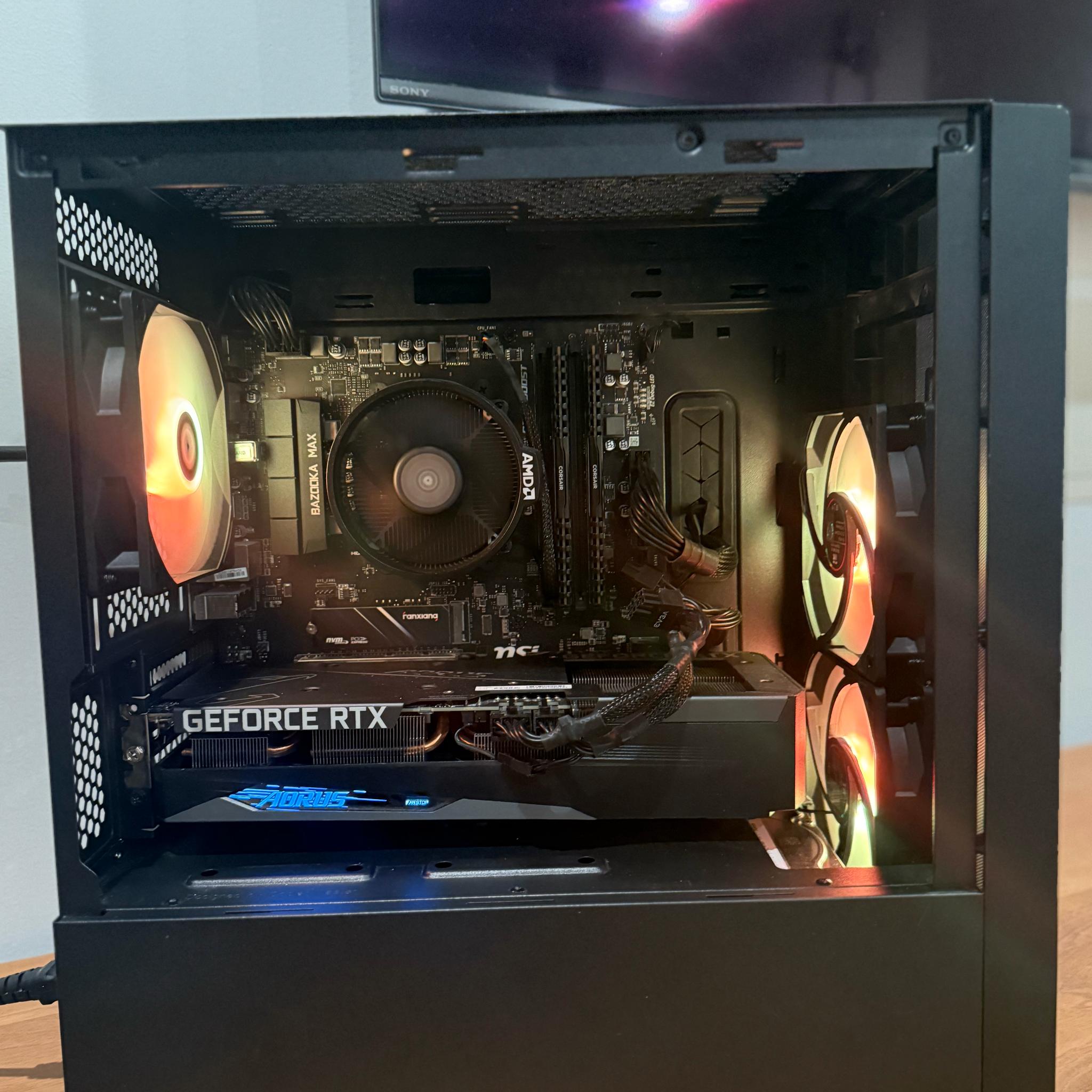 Rtx 3060 Ryzen 5 3600 16gb DRR4 Ram 500gb SSD 2TB HDD