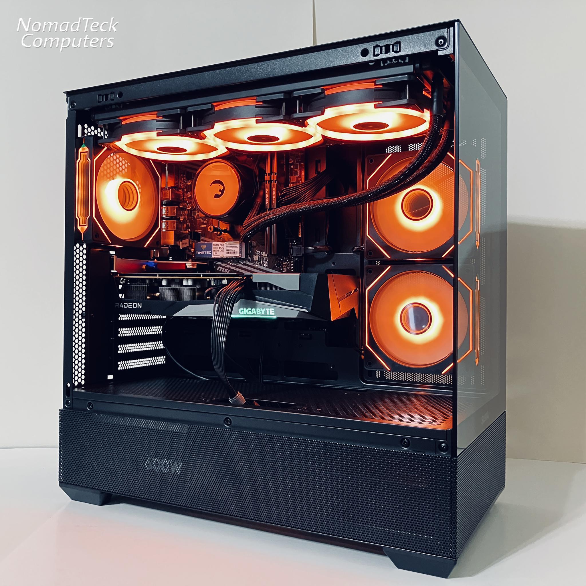 ⚡Best Value Liquid Cooled Gaming PC - RX 7600 8GB ● Ryzen 5 5500 ● 16GB RAM ● 1TB SSD ● Wi-Fi
