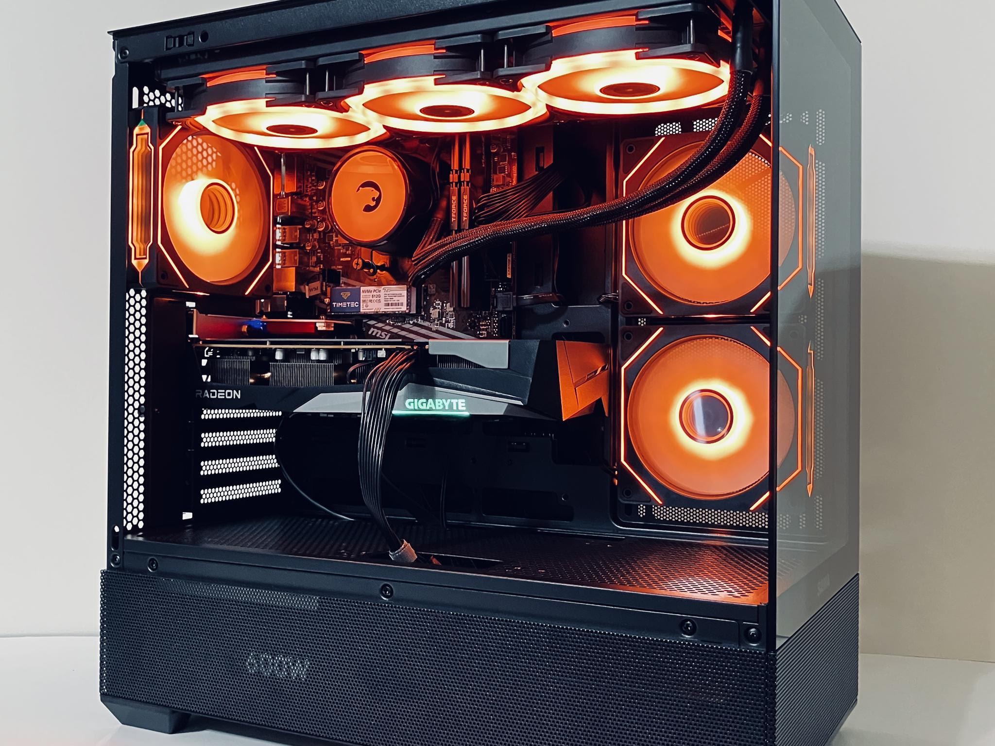 ⚡Best Value Liquid Cooled Gaming PC - RX 7600 8GB ● Ryzen 5 5500 ● 16GB RAM ● 1TB SSD ● Wi-Fi