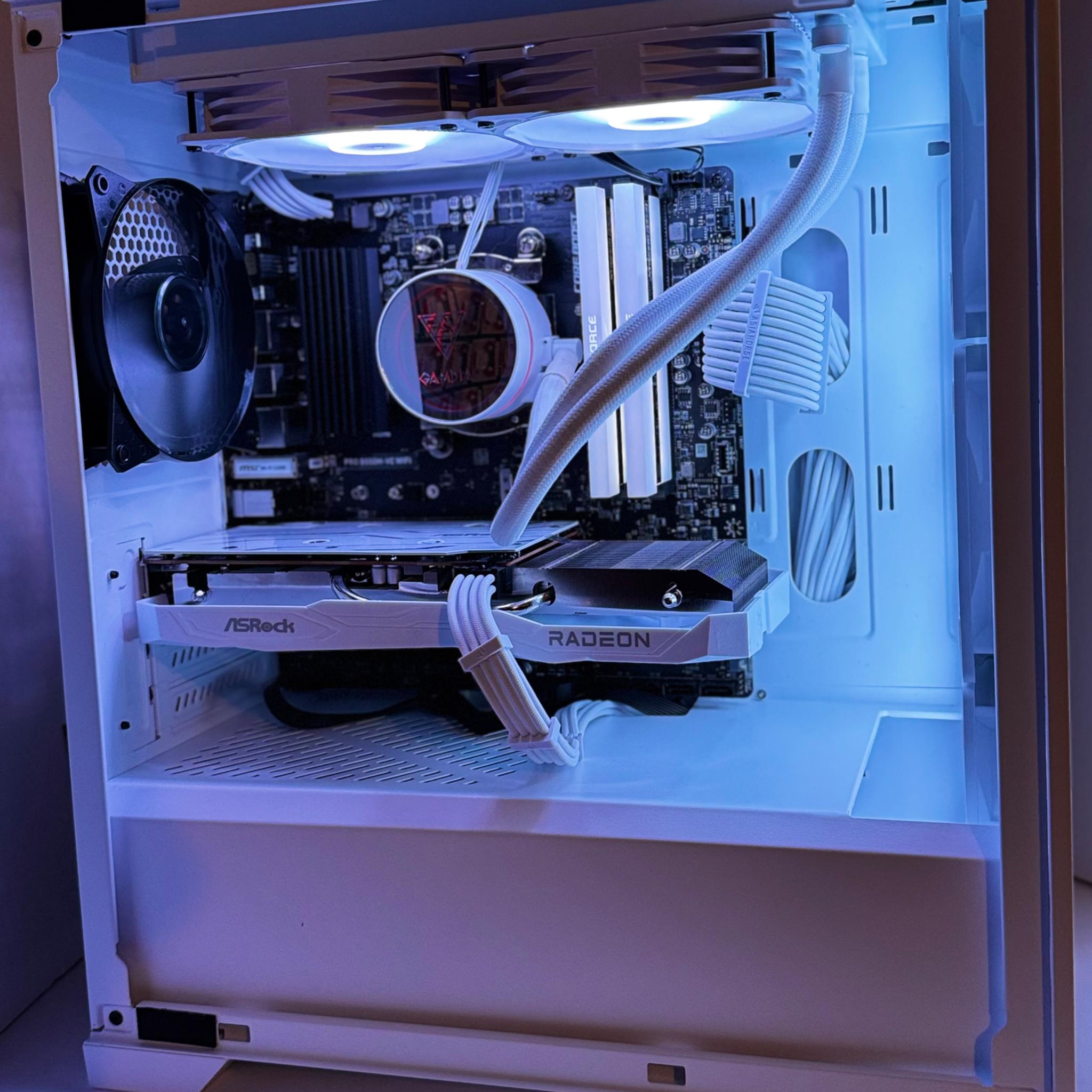 🥛OREO BEAST⚫ R5 5500 | RX 6600 | 1TB SSD | WIN 11 | BT/WIFI