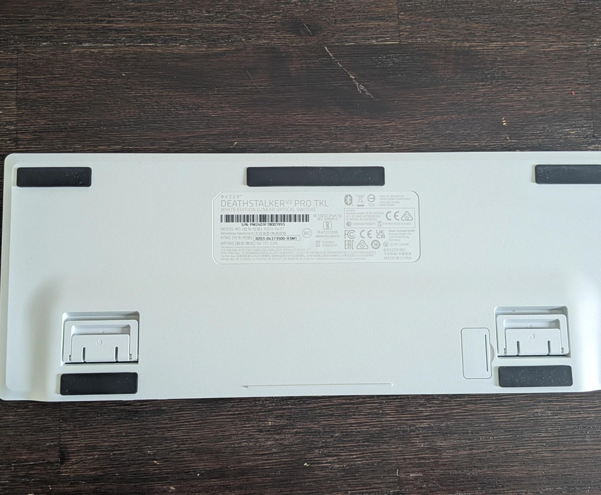 Razer DeathStalker V2 Pro TKL - White