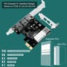 Firewire Card Internal Firewire Port Cards 1394A PCIE 4-Ports FireWire 400 Expansion Card
