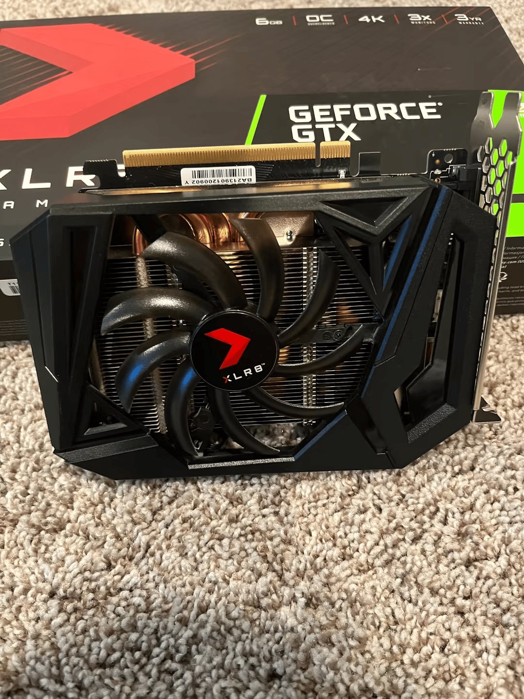 Used - PNY GeForce GTX 1660 Super 6Gb Black - Used