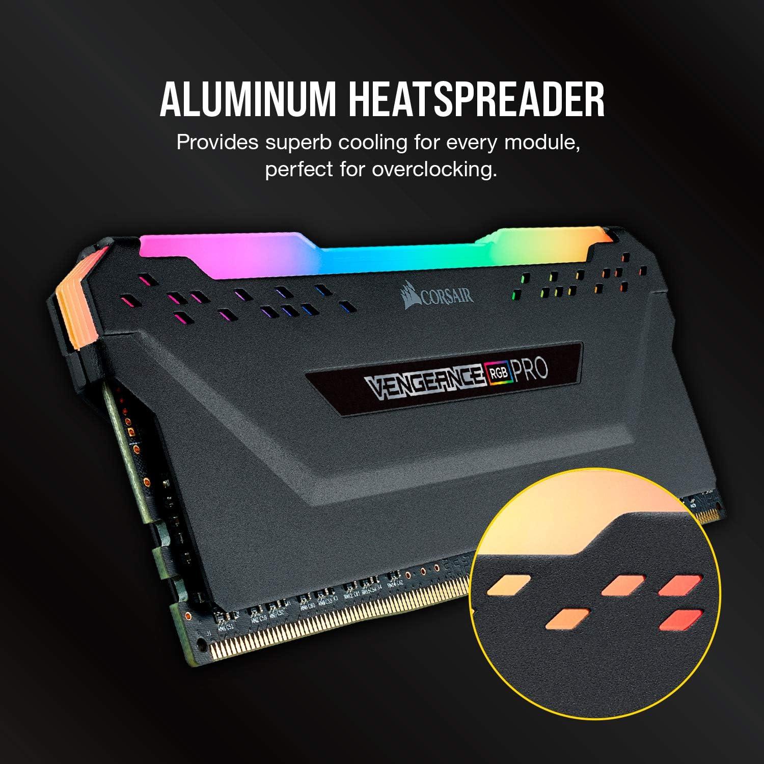Corsair VENGEANCE RGB PRO DDR4 32GB (2x16GB) 3200MHz CL16