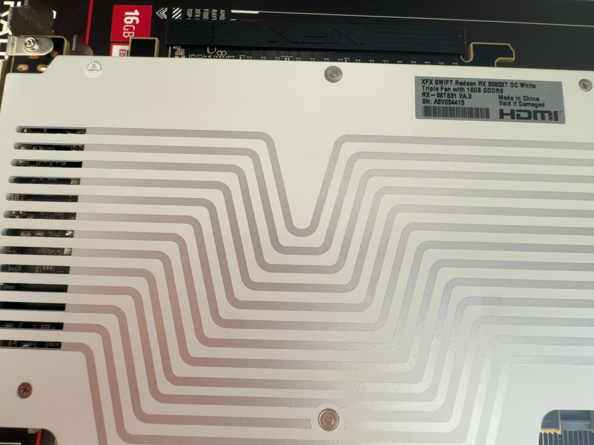 🔥 XFX RX 9060 XT SWIFT White OC – 16GB GDDR6 Triple Fan GPU (Great Condition)
