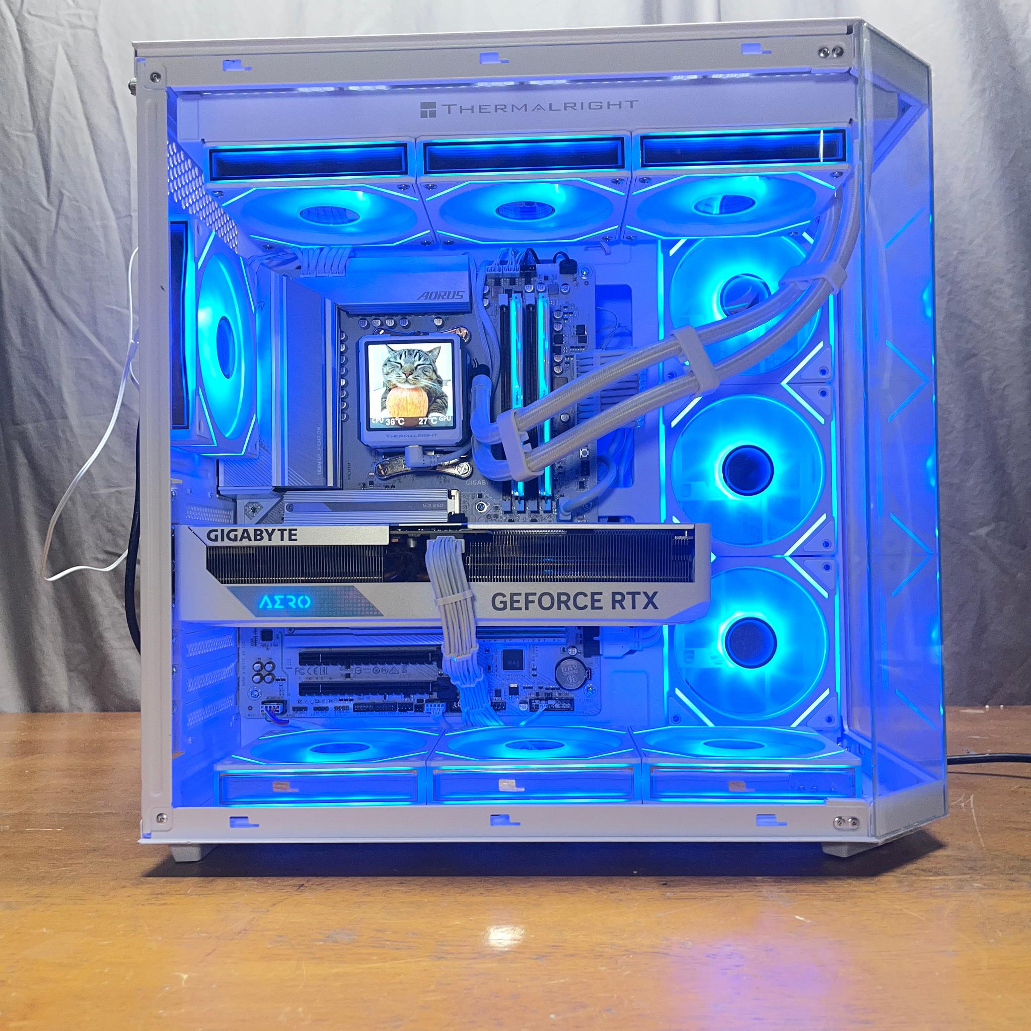 RTX 4070 TI SUPER | Ryzen 7 9800X3D | 32GB RAM | 6TB STORAGE | White Gaming PC