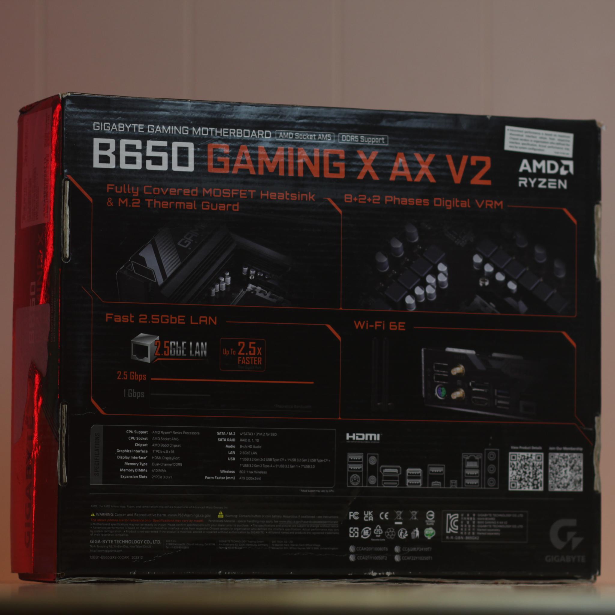 Gigabyte B650 Gaming X AX V2