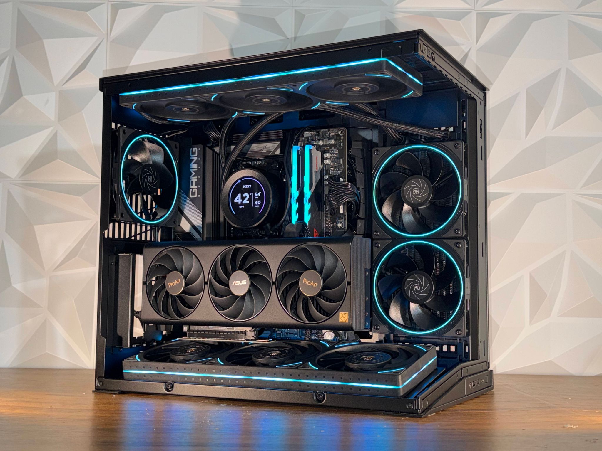 ⚡🌑Ryzen 7 9800X3D + RTX 4080 SUPER | 32GB DDR5 | 1TB Gen4 NVMe | Windows 11 Pro ⚡🌑"OBSIDIAN NOVA"