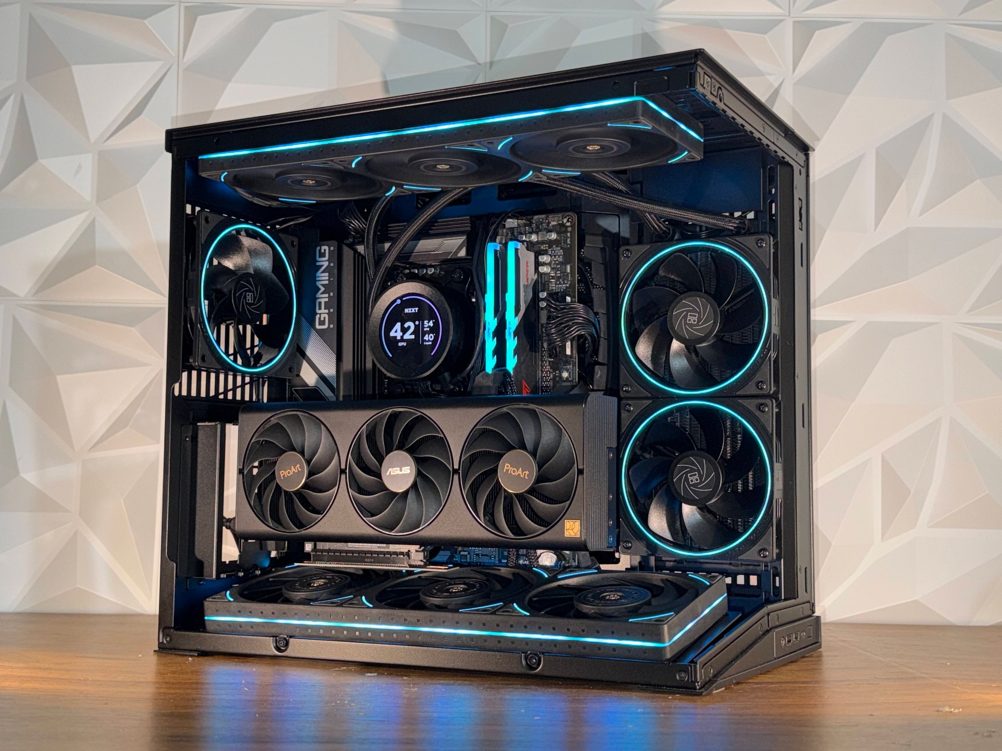 ⚡🌑Ryzen 7 9800X3D + RTX 4080 SUPER | 32GB DDR5 | 1TB Gen4 NVMe | Windows 11 Pro ⚡🌑"OBSIDIAN NOVA"