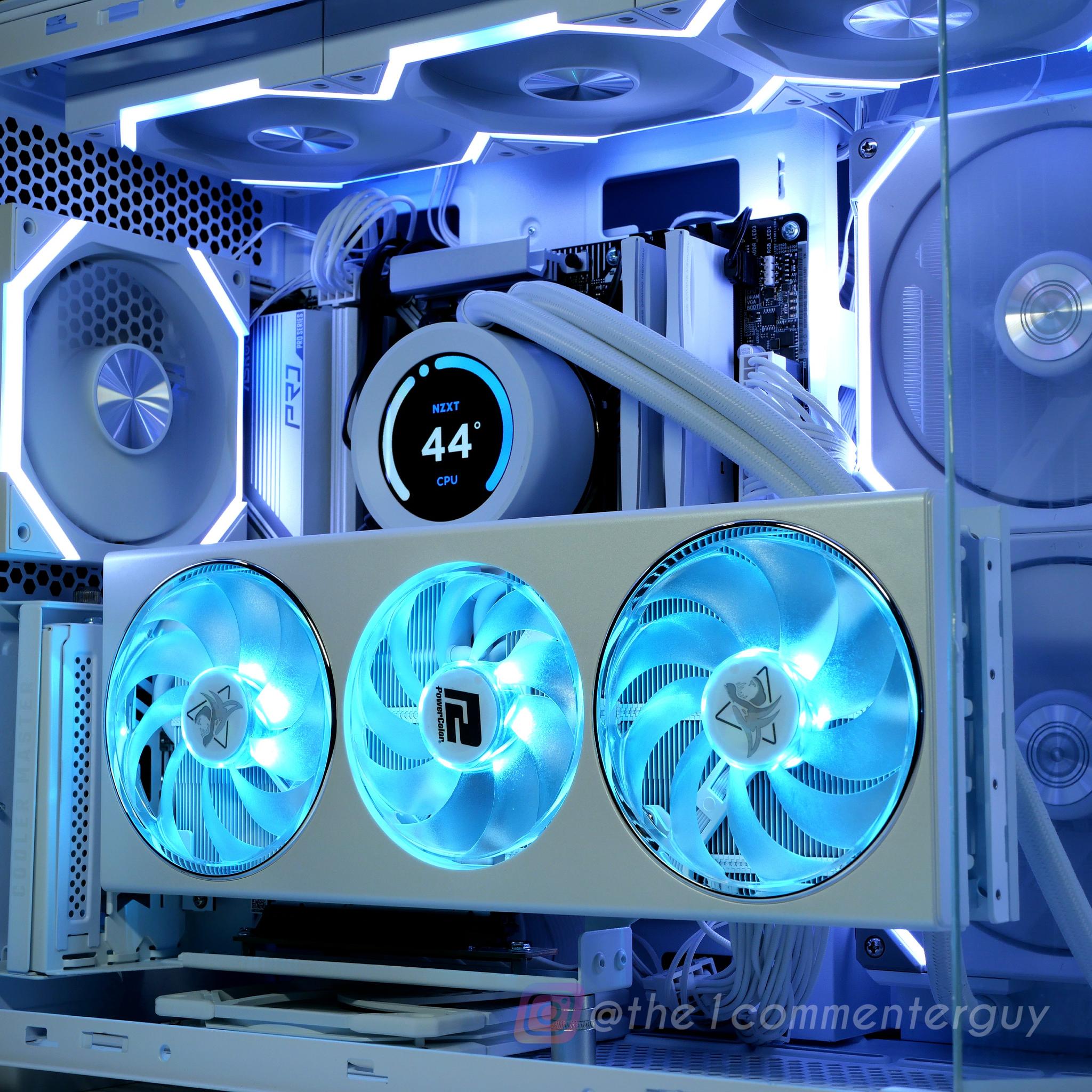 🧊 RX 7800XT, Ryzen 7500F, 32gb ram, 1TB nvme White gaming pc