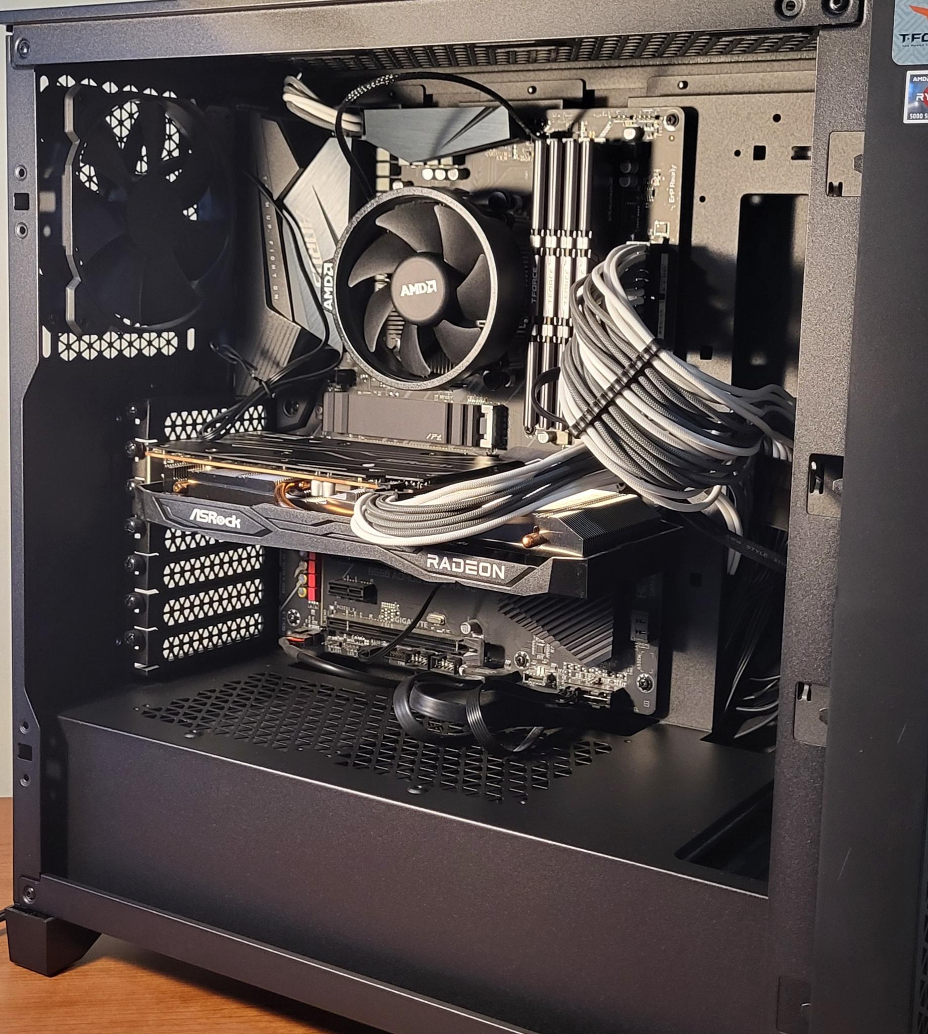ATX, AMD Ryzen 5600, AMD Radeon 6600, 32GB RAM Used PC- Good Condition
