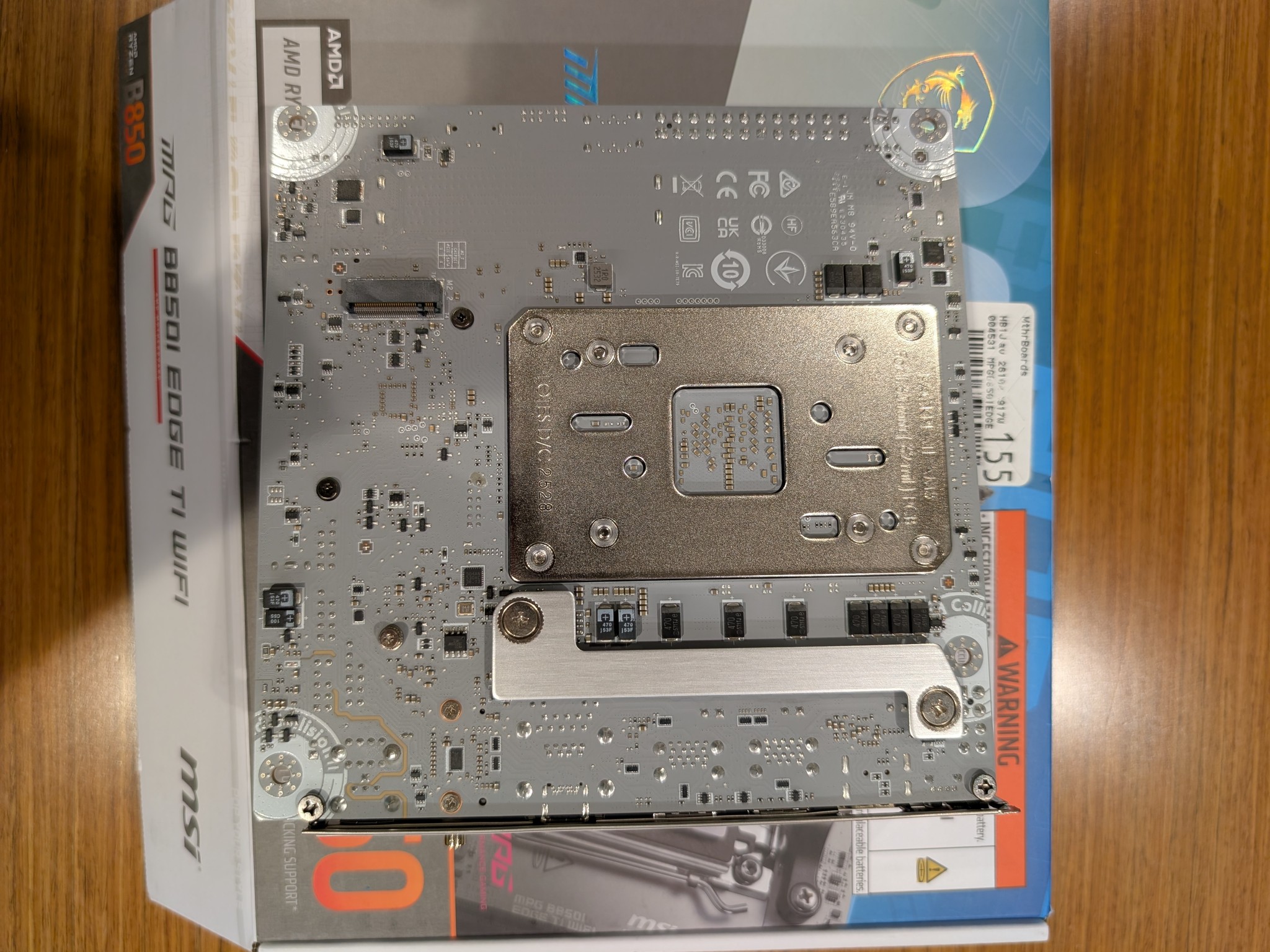 MSI MPG B850I Edge TI Wifi Motherboard