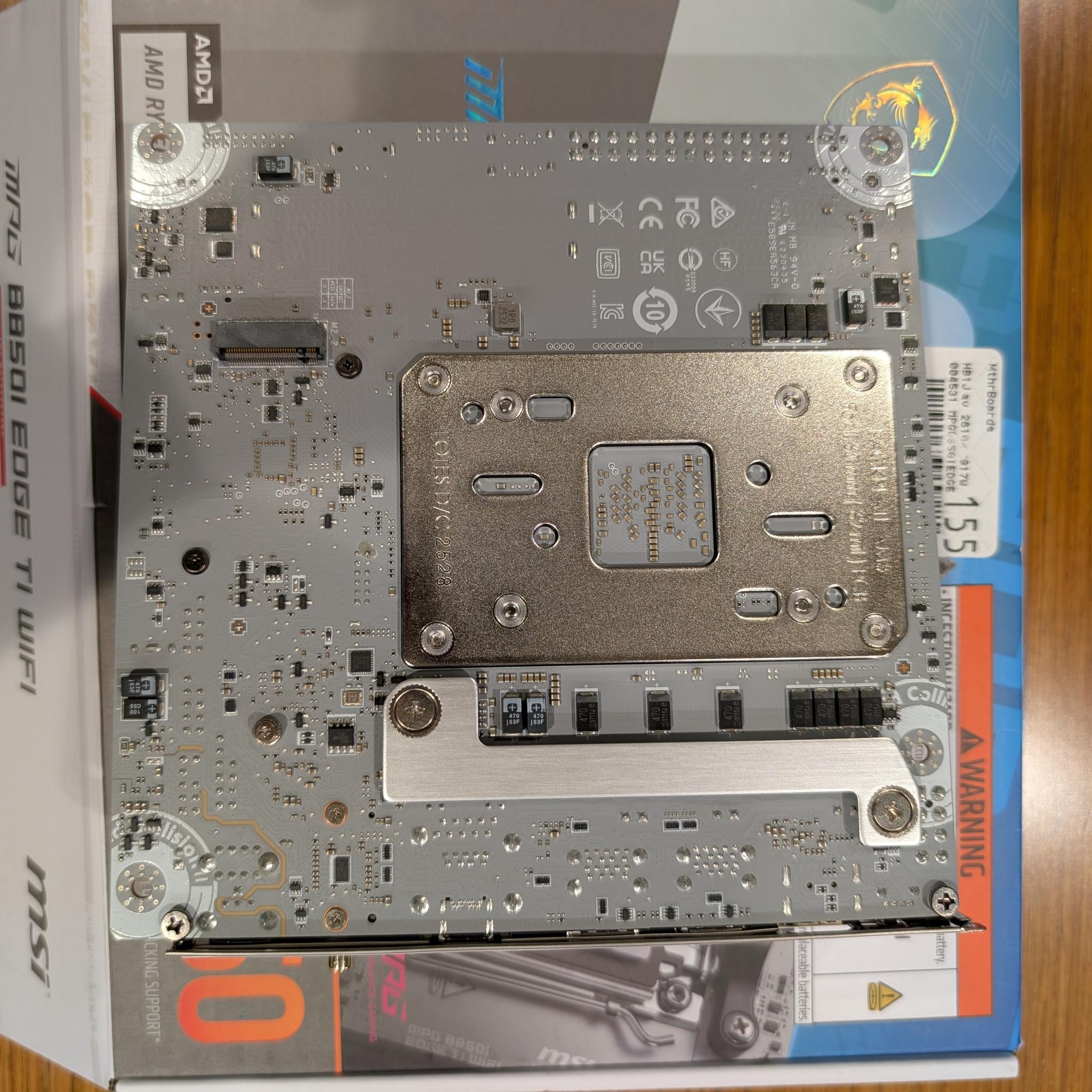 MSI MPG B850I Edge TI Wifi Motherboard