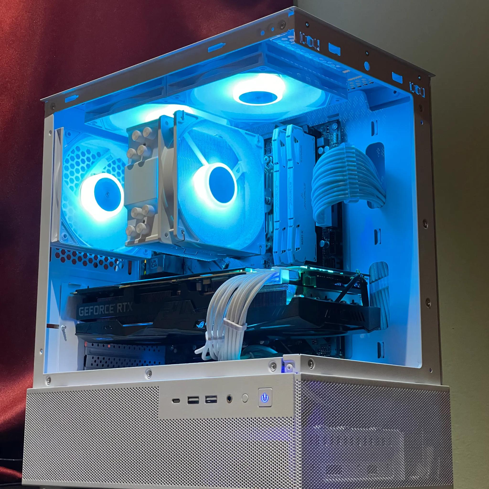 White Gaming PC (Zero Build Fee) | RTX 2080 | Ryzen 5 | 16 GB DDR4 | 1 TB NVME