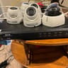 DNR400 Series NVR 8 channel security camera system with 5 cameras and 3TB HDD