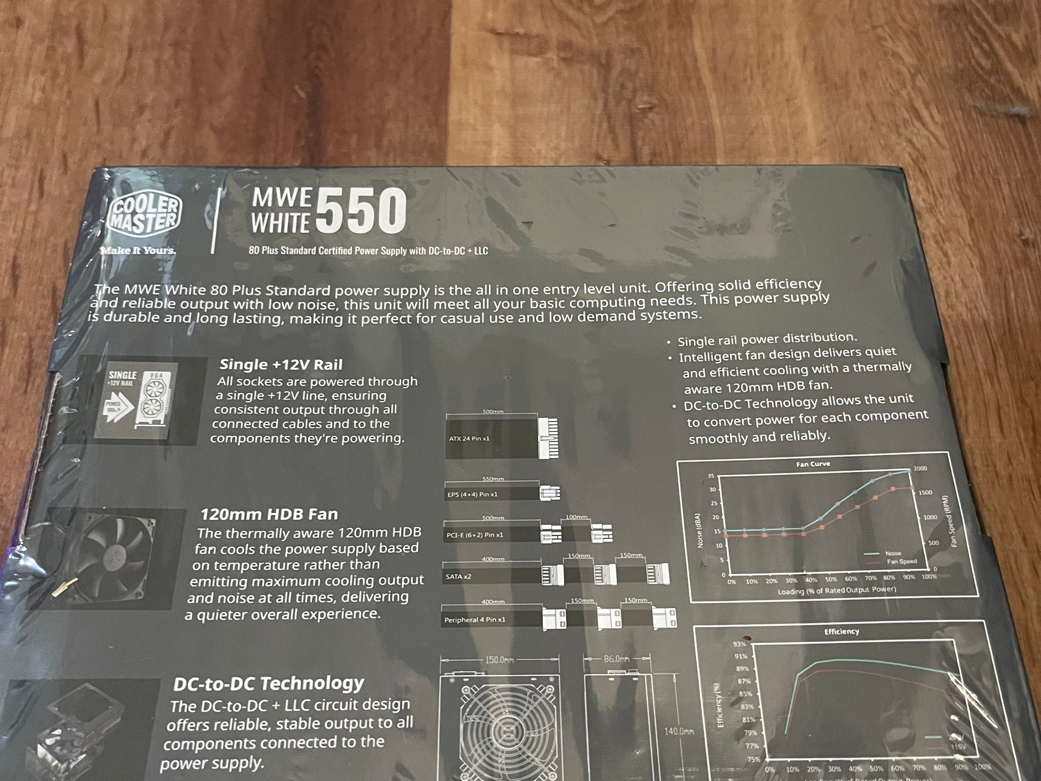 **New sealed in box 550 white**