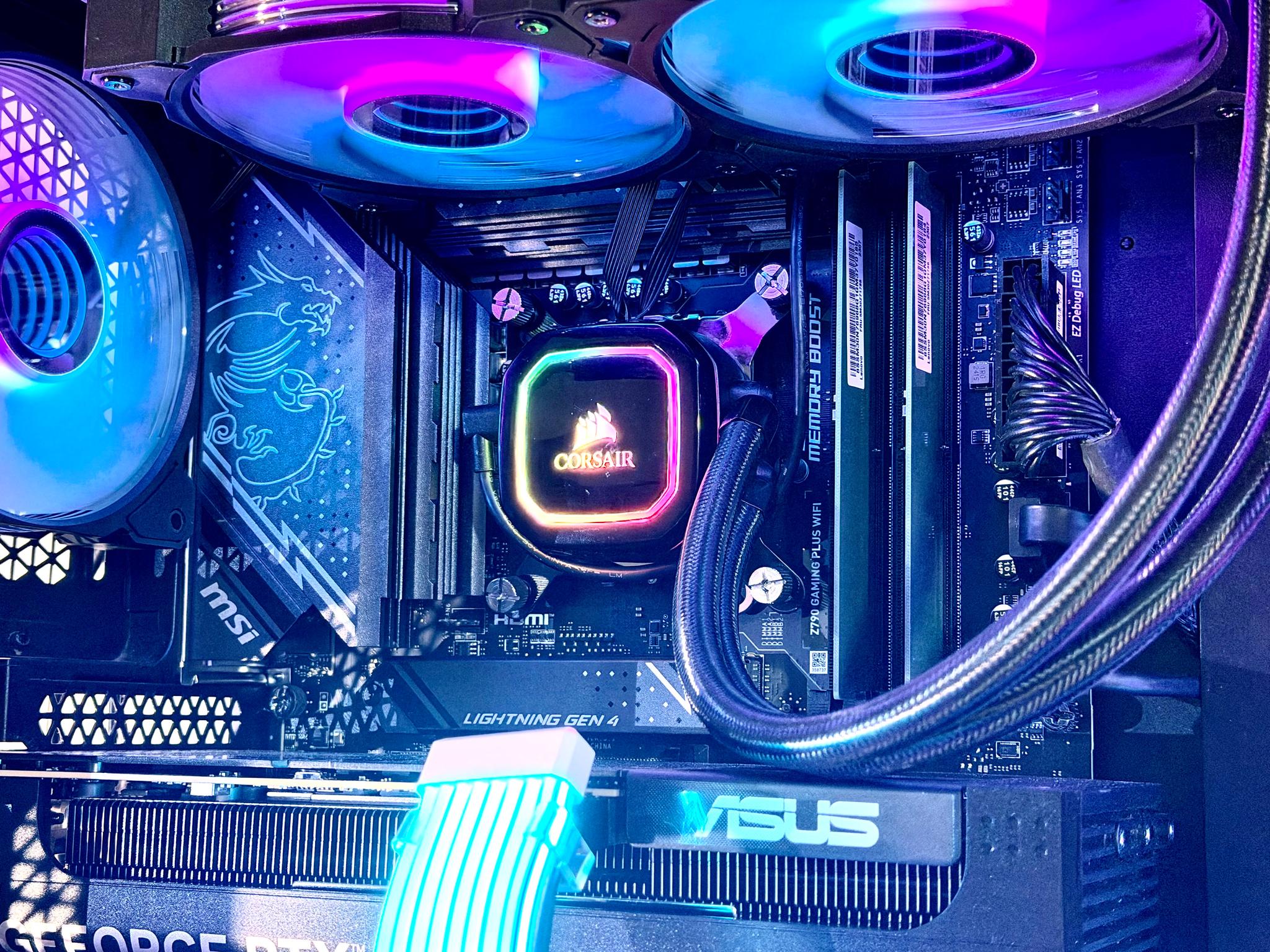 🔥 i9-12900 | RTX 5060 | 16GB DDR5 | 1TB SSD | Windows 11 Pro "CRIMSON CORE” Gaming PC 🔥