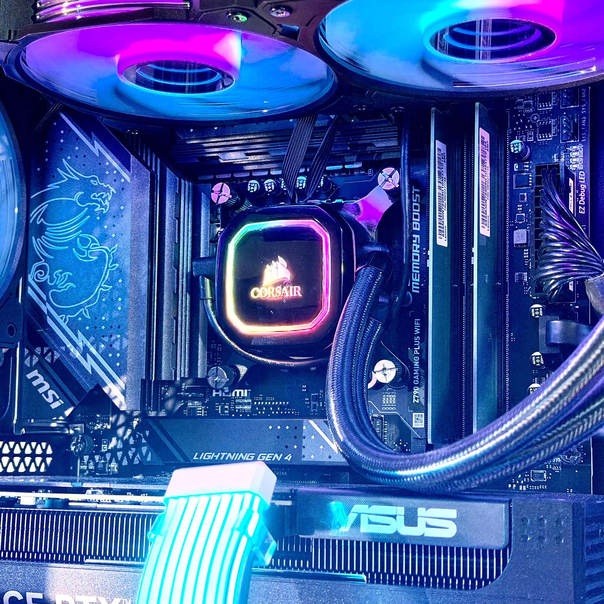 🔥 i9-12900 | RTX 5060 | 16GB DDR5 | 1TB SSD | Windows 11 Pro "CRIMSON CORE” Gaming PC 🔥