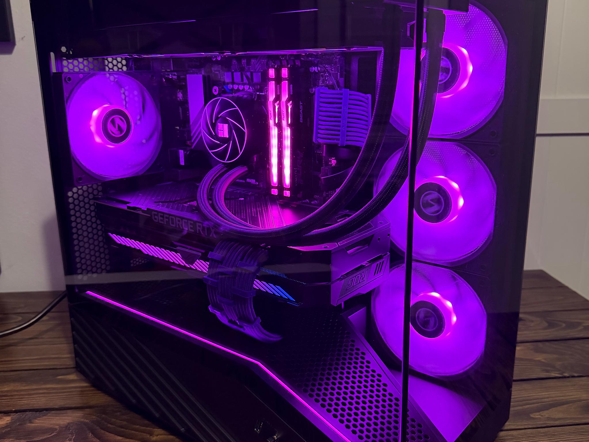 🔥 High-End Gaming PC | i7-13700KF | RTX 3080 ROG Strix | 32GB DDR5 | 2TB NVMe | Liquid Cooled