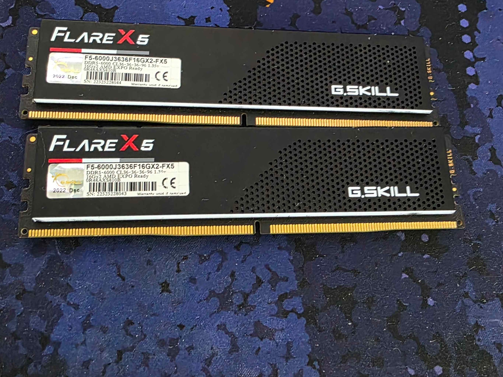 G.Skill Flare X5 Series 32GB (2 x 16GB) DDR5-6000 PC5-48000 CL36