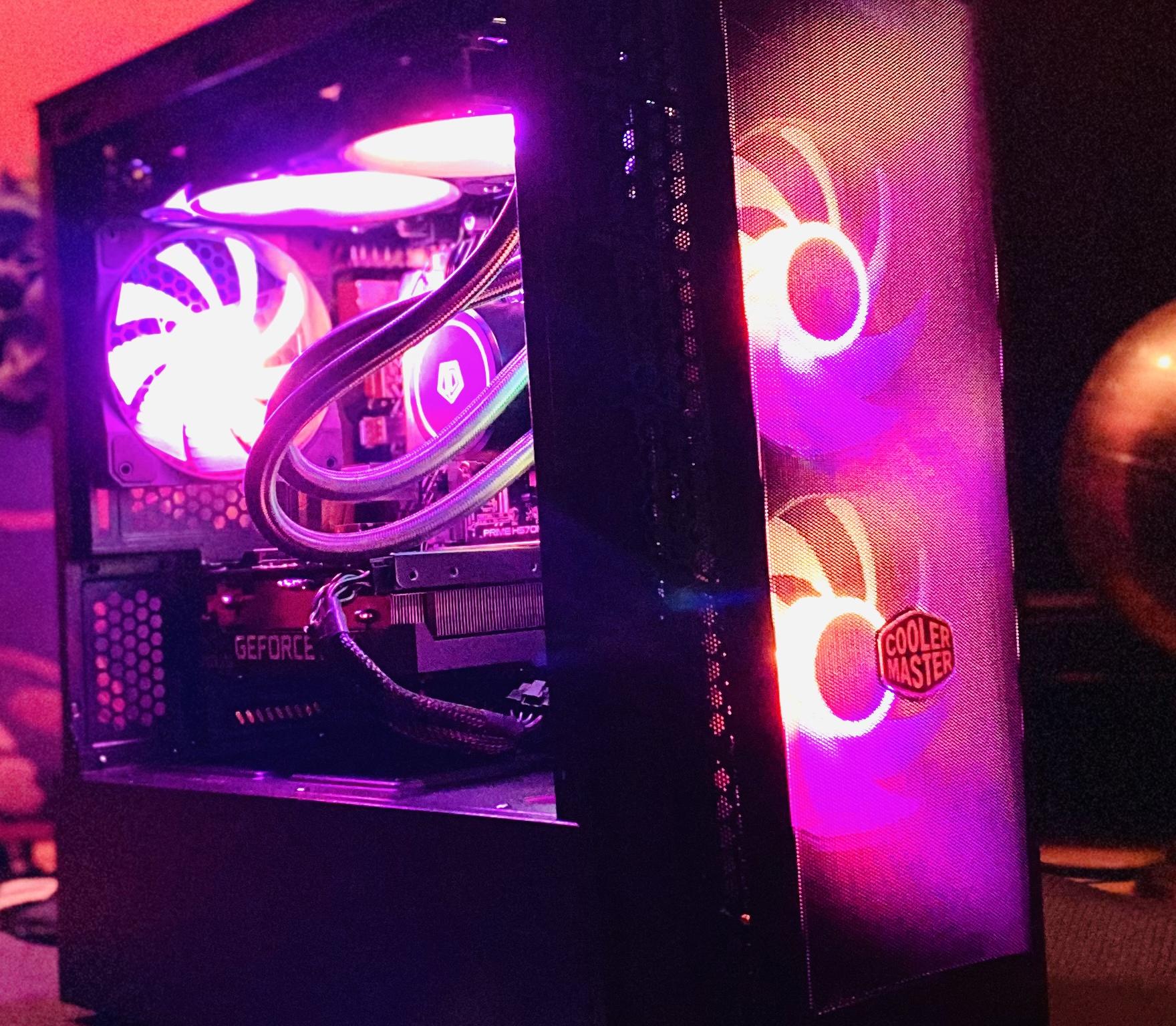 “Dark Comet” Intel 10105F (Comet ☄️ Lake)| RTX 3050| 16GB TFoRce RGB DDR4| NVMe/SSD=1TB | Windows 11