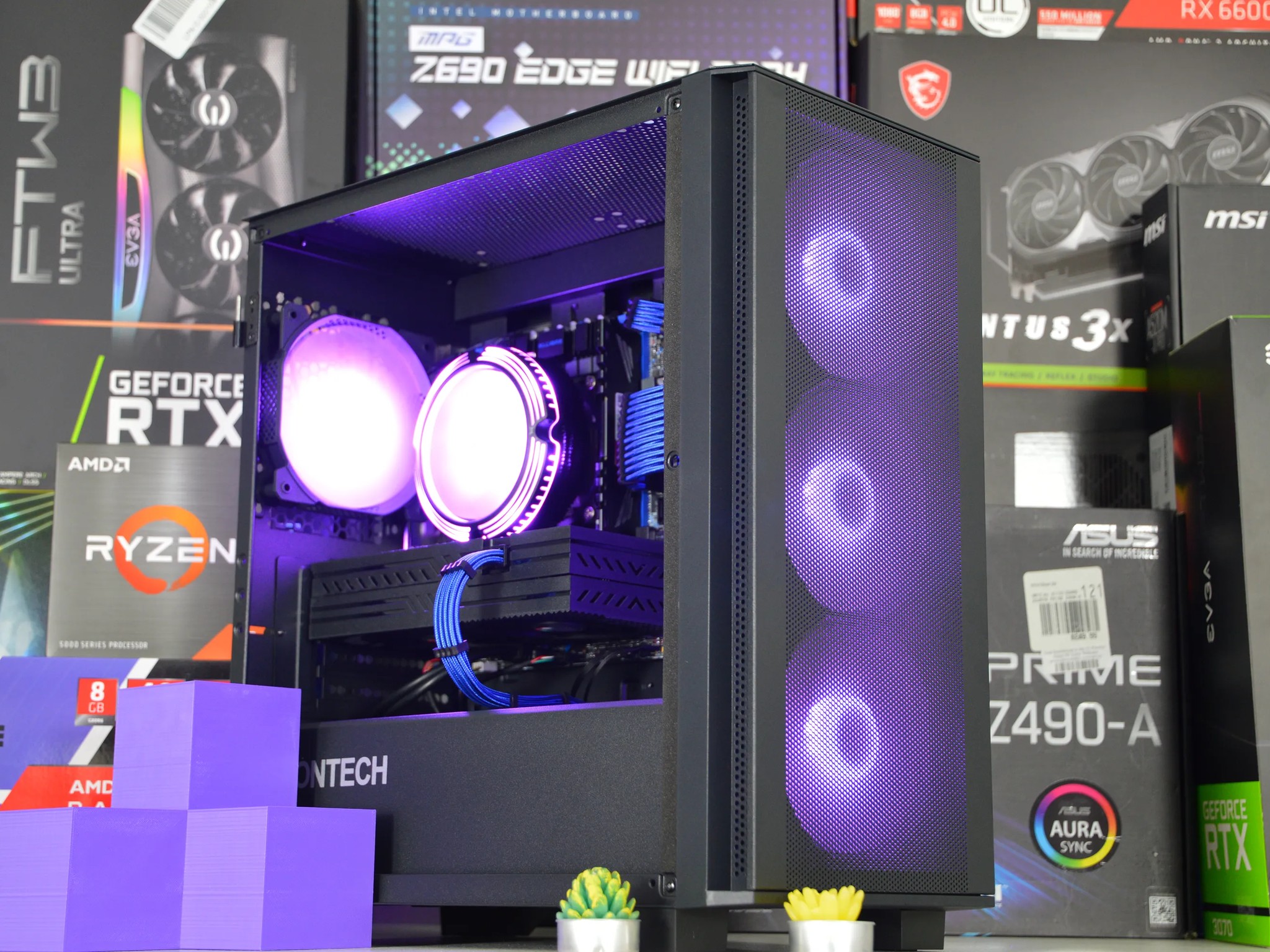 🔵⚫️| RX 580 8GB | INTEL XEON E5 2670 V3 | 16GB RAM | 512GB SSD + 1TB HDD | Midnight Cobalt |