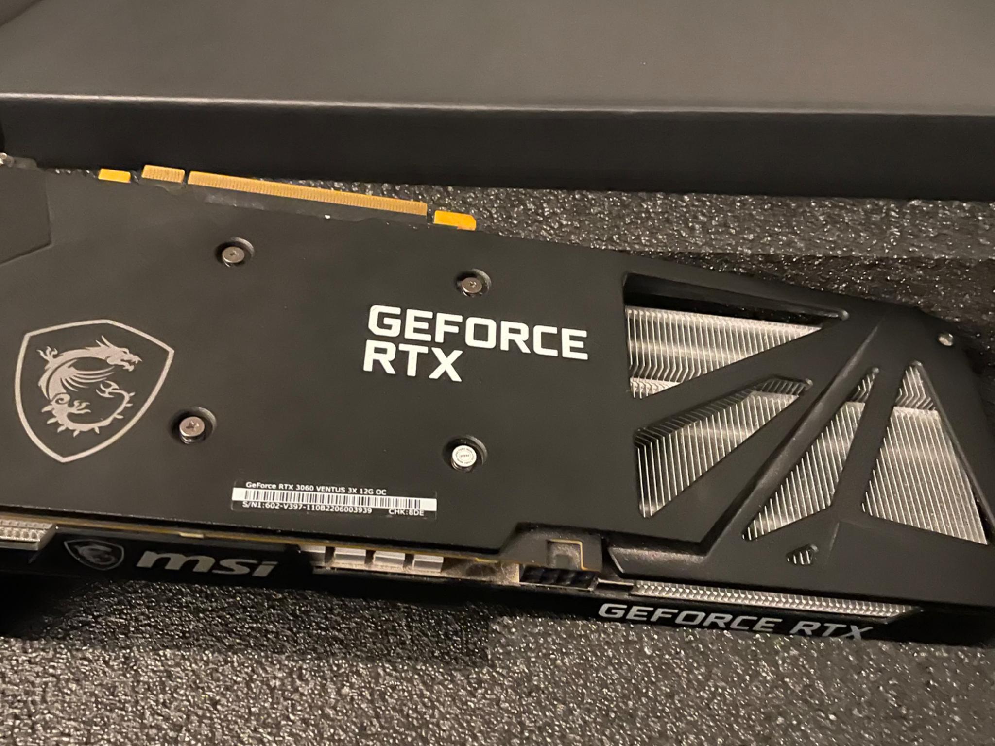 Msi Ventus rtx 3060 12gb