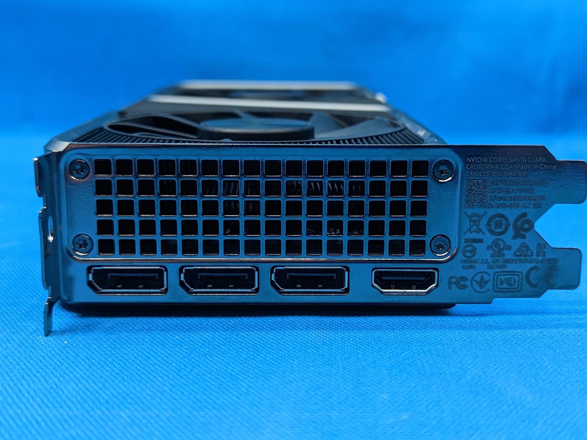 NVIDIA RTX 3070 Founders Edition 8GB Graphics Video Card