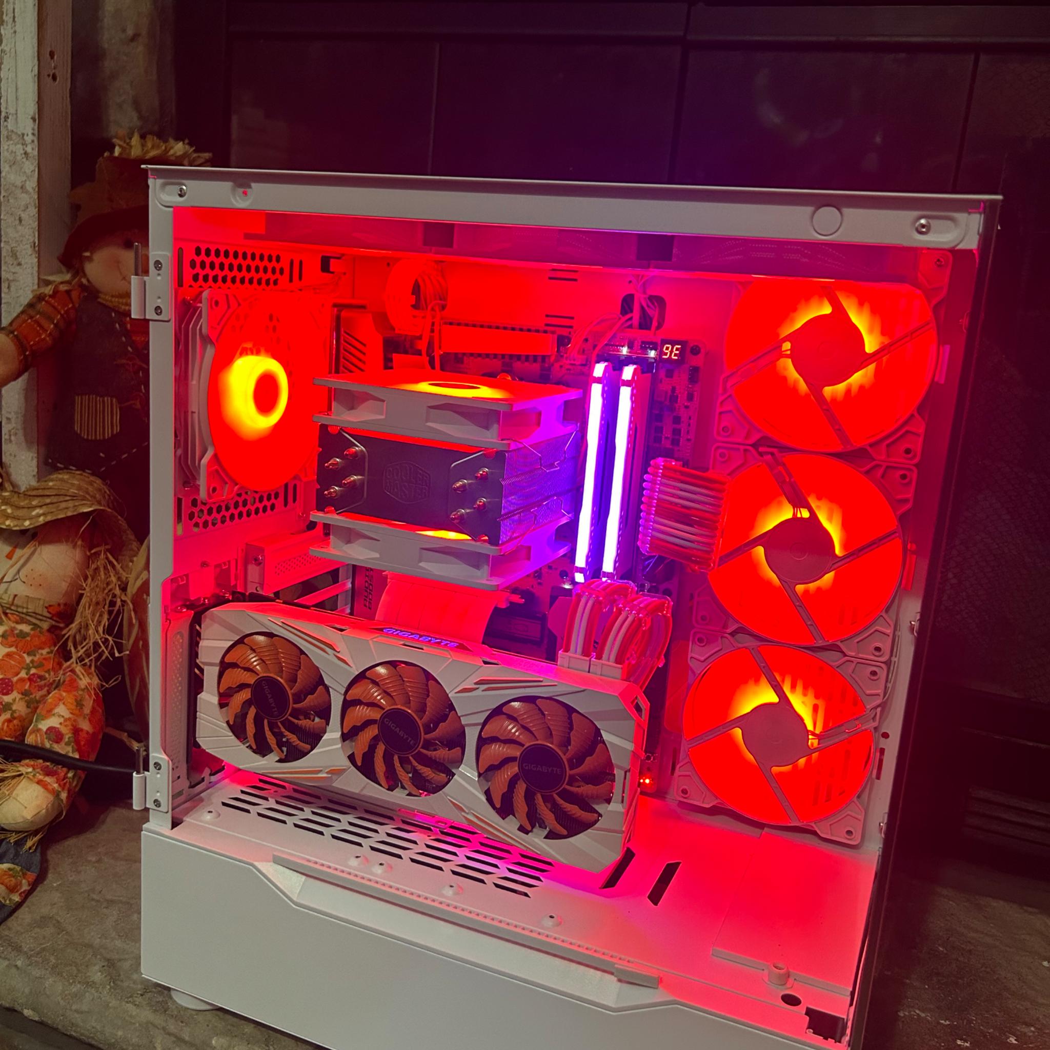 ALL WHITE! 1080 ti, 3500x, 16gb, 1TB ssd all white gaming pc