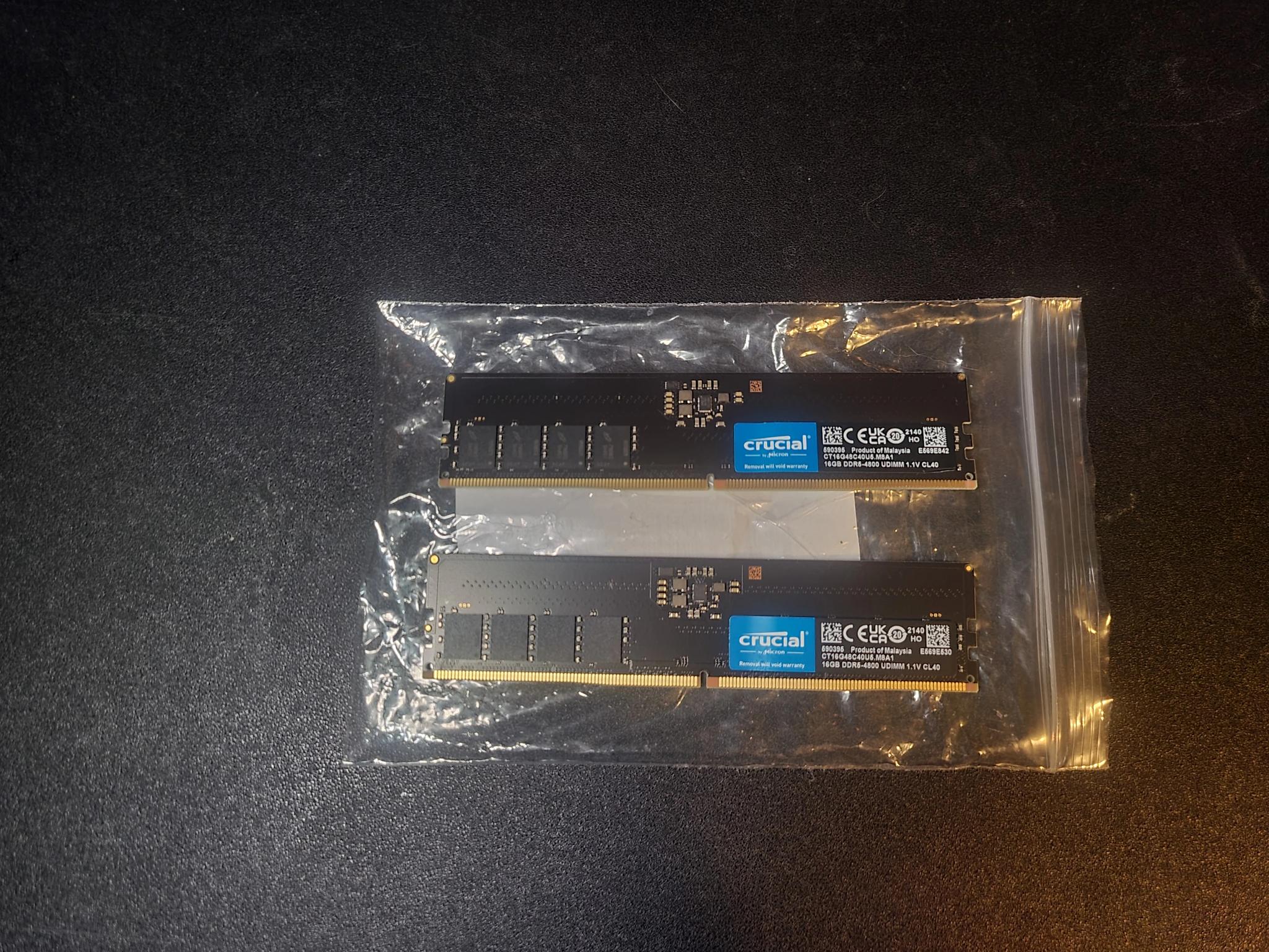 Crucial DDR5 4800 CL40 RAM 32GB (16x2)