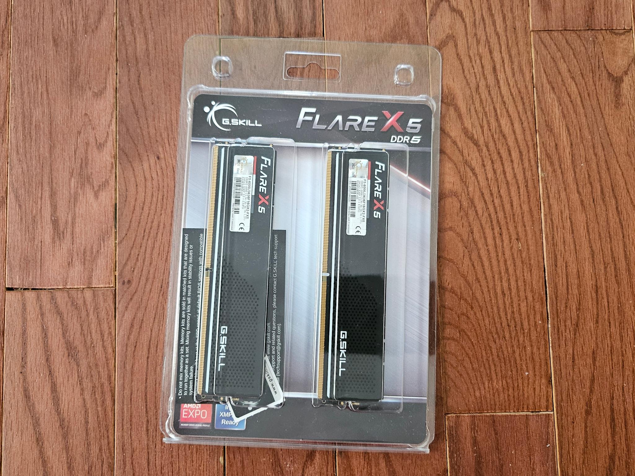 G. Skill Flare X5 DDR5 32 GB Ram, DDR5-6000 16GB x2