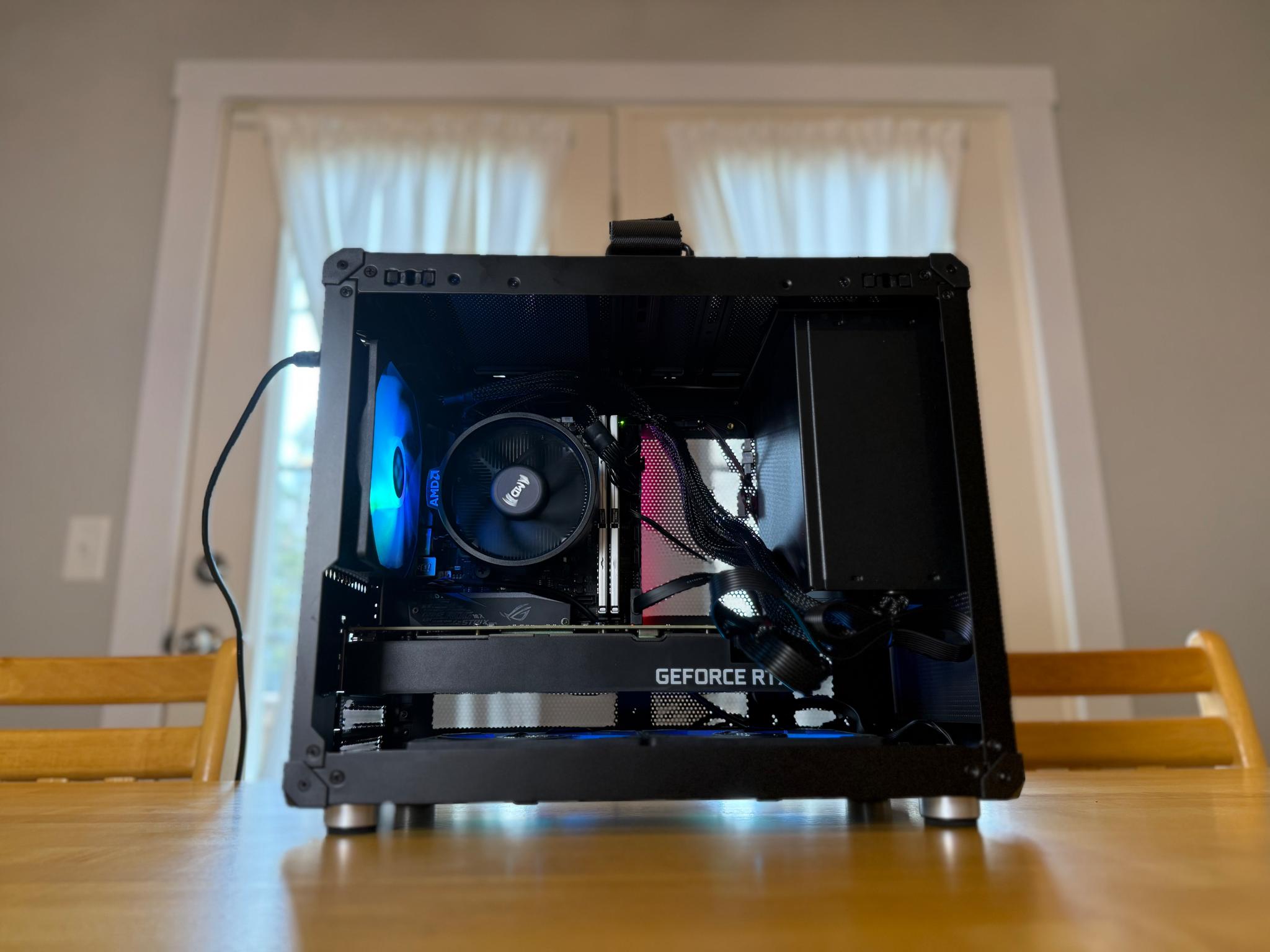 🐕‍🦺🥧| RTX 3070, Ryzen 5600, 32gb Ram, 1tb SSD, Compact WiFi Equipped ARGB Gaming PC