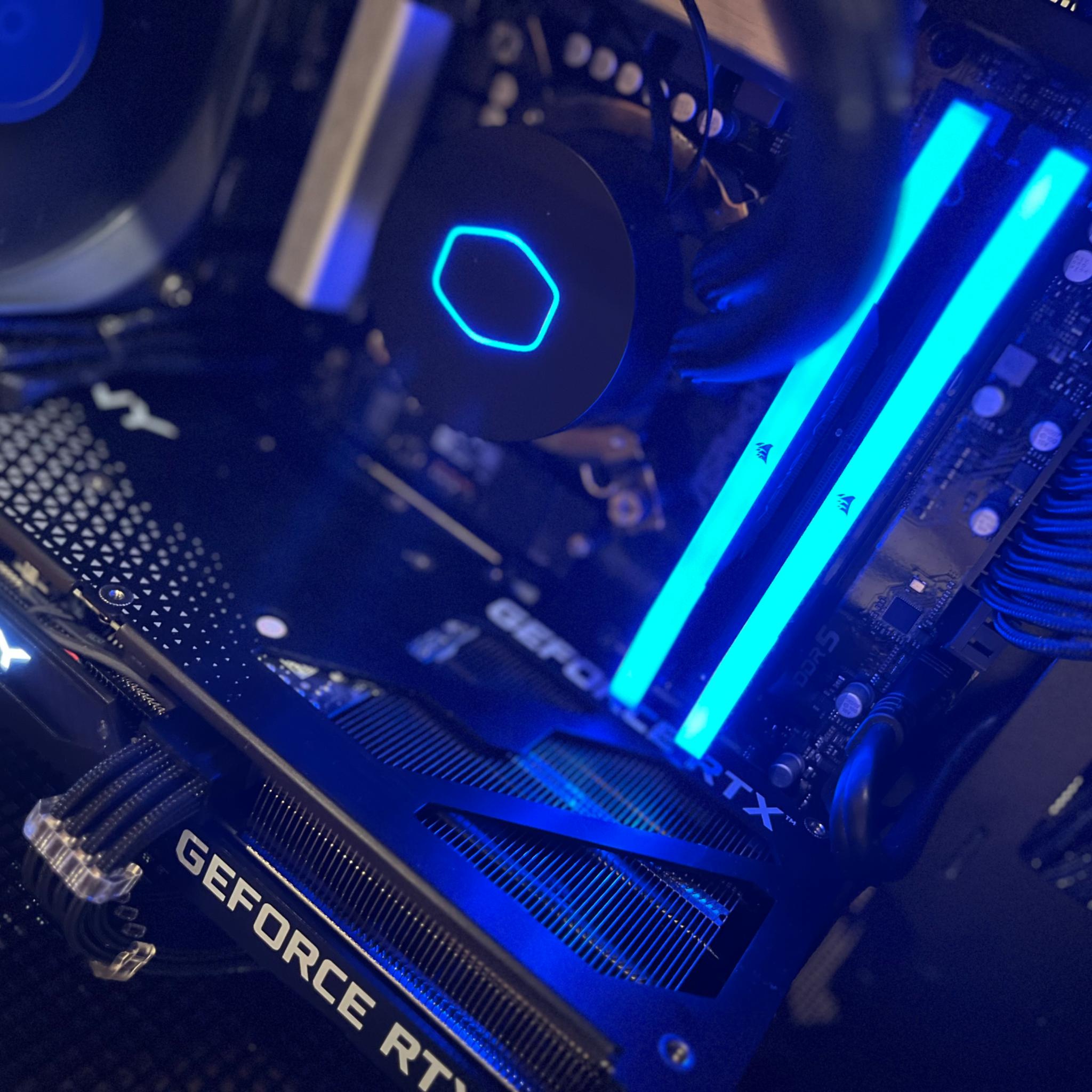 Intel i7 13700F | RTX 3060 Ti | Midnight Moon ⚫️🌙 Gaming PC