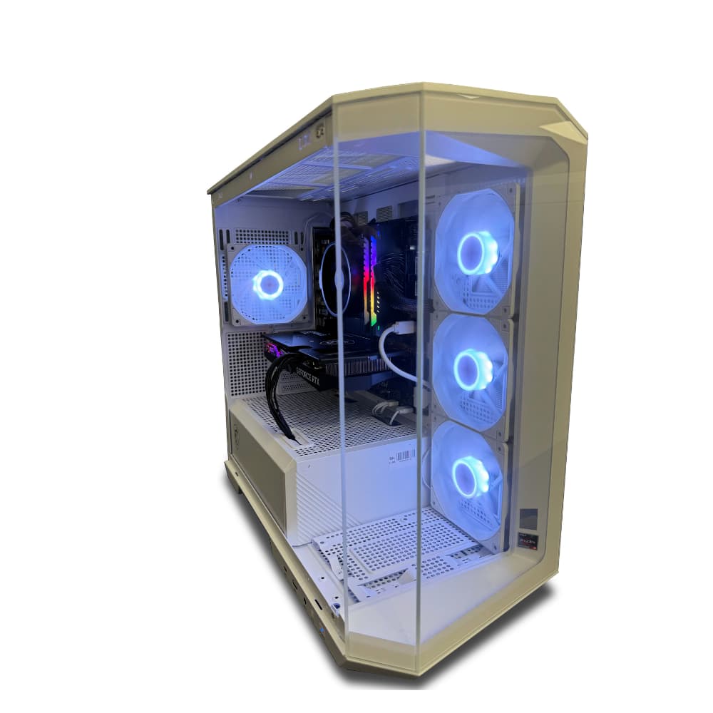 PC AMD RYZEN 7 5800X, RTX 4070 12GB AMD 8-CORE, 16GB DDR4 RAM, 1T SSD, Windows 11 Home, Pano White