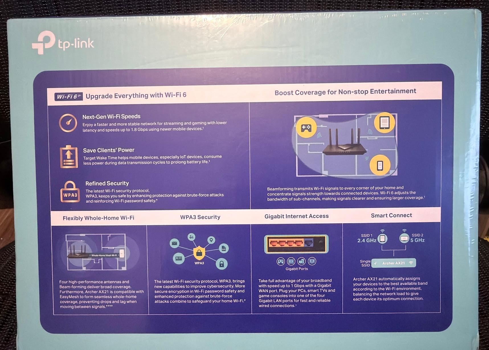 TP-Link AX1800 WiFi 6 Router