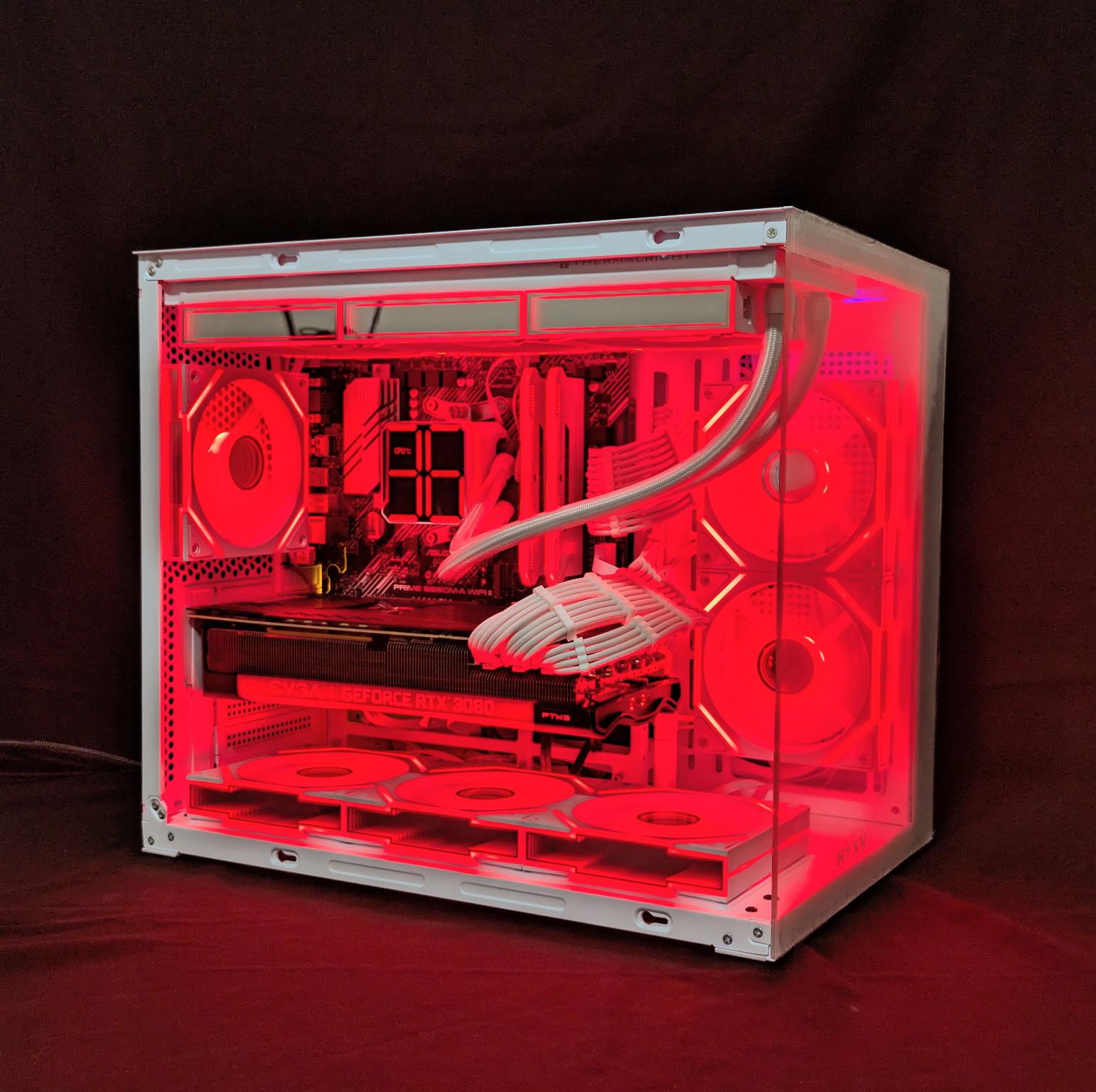 White Gaming PC | RTX 3080, R7 5800X, 32GB RAM, 1TB SSD