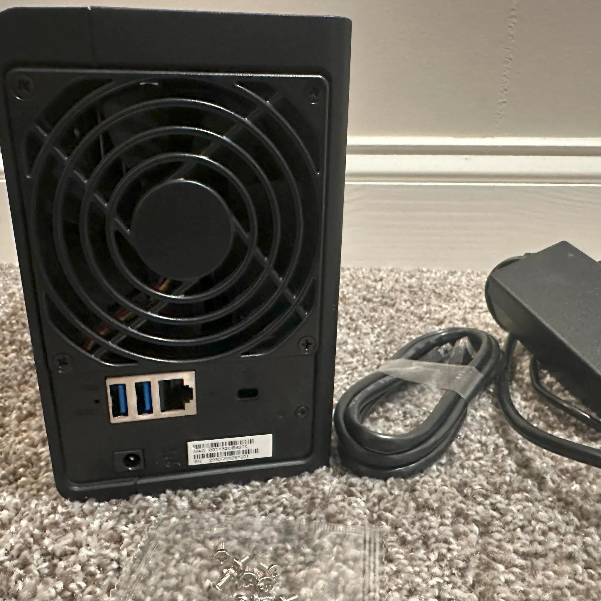 Synology 2 Bay (DS218) DiskStation 12TB (2x6TB)