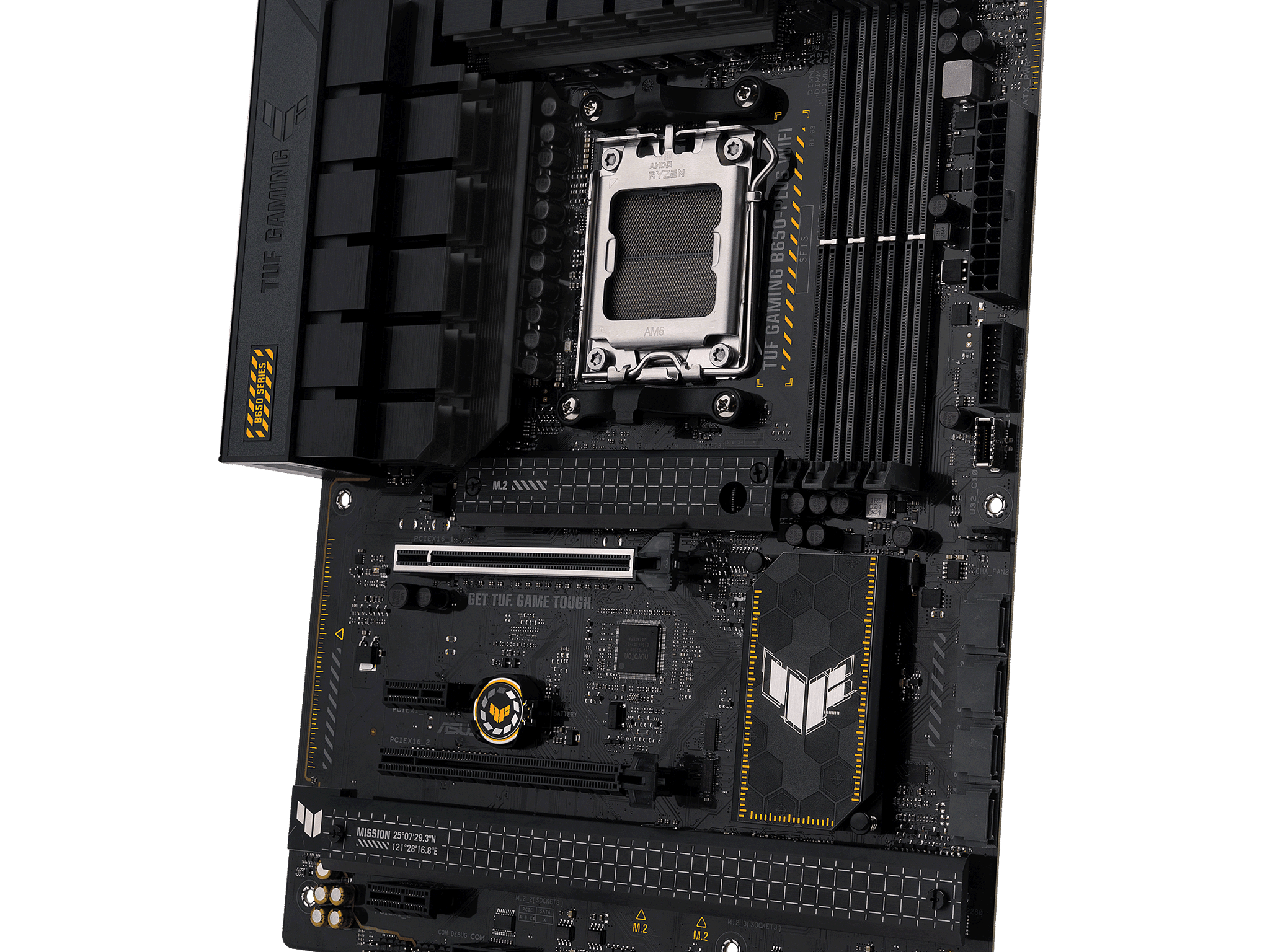 ASUS TUF GAMING B650-PLUS WIFI AMD AM5 B650 ATX M.2 Desktop Motherboard A